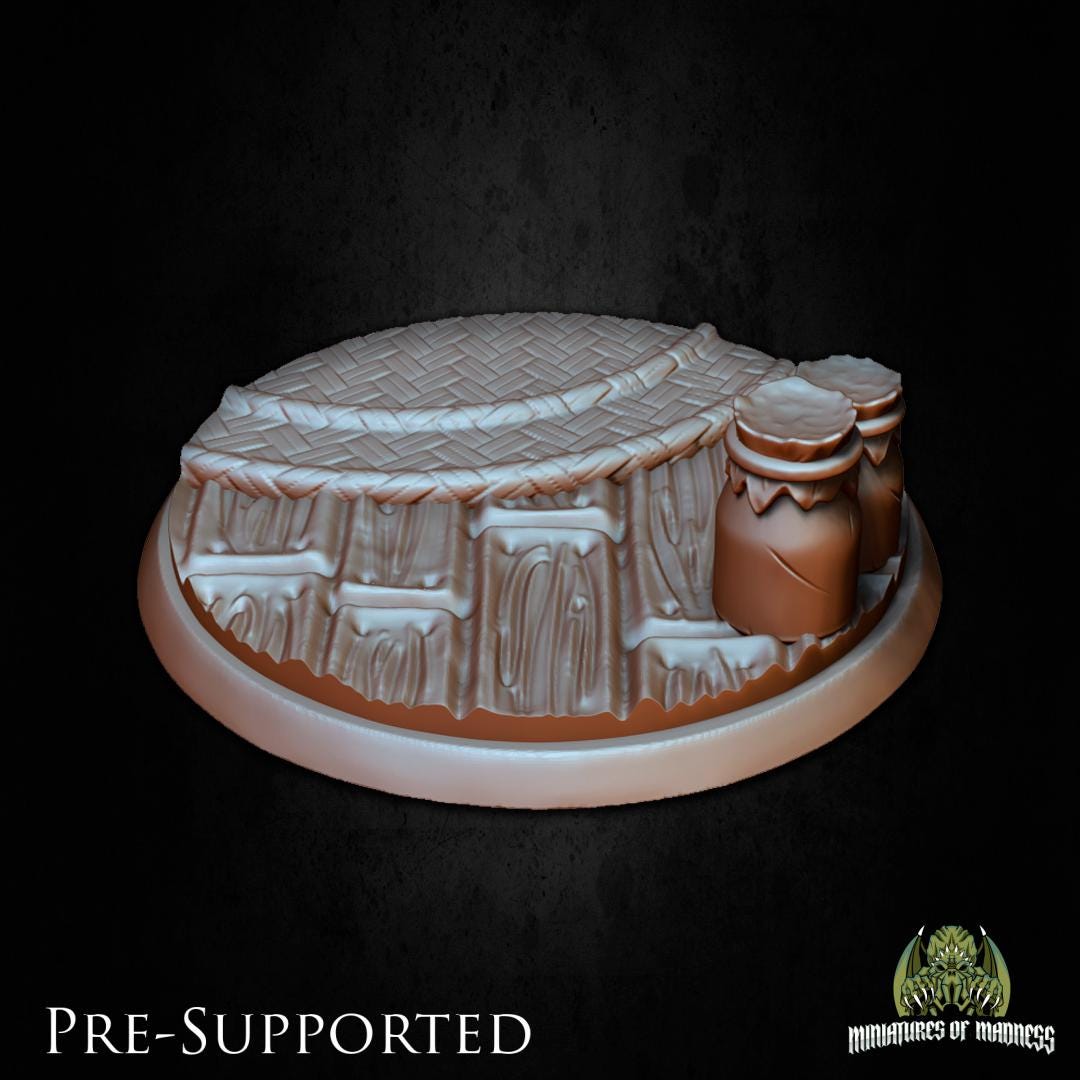Witch Miniature Base - Miniatures of Madness - 25mm / 32mm / 36mm