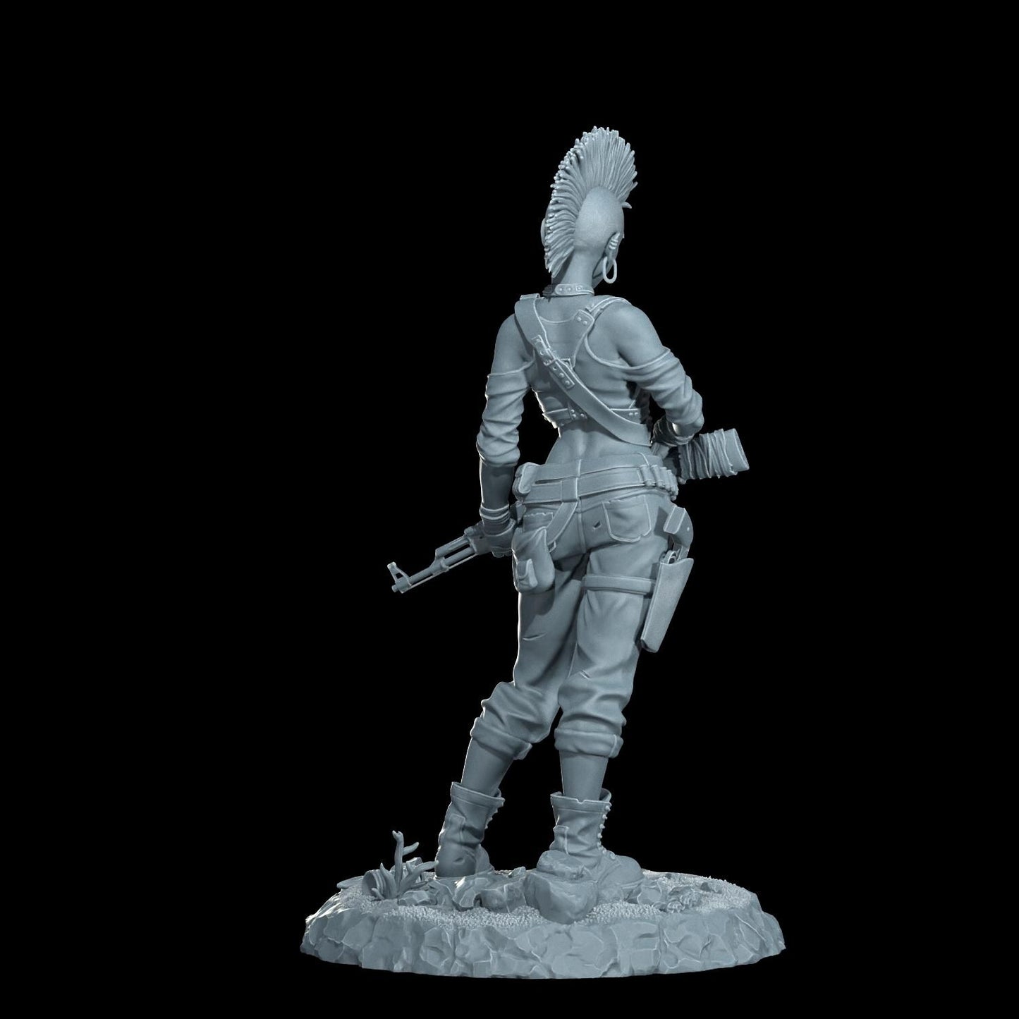 Wasteland Queen Harper Figurine (Standard, Topless, and Nude Variations) - Cosmondo - 75mm / 120mm