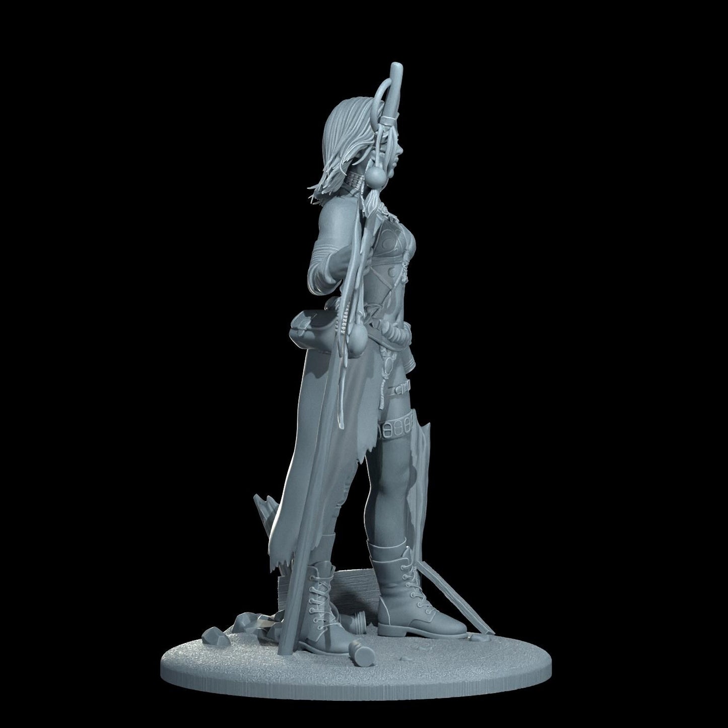 Wasteland Queen Selene Figurine (Standard, Topless, and Nude Variations) - Cosmondo - 75mm / 120mm