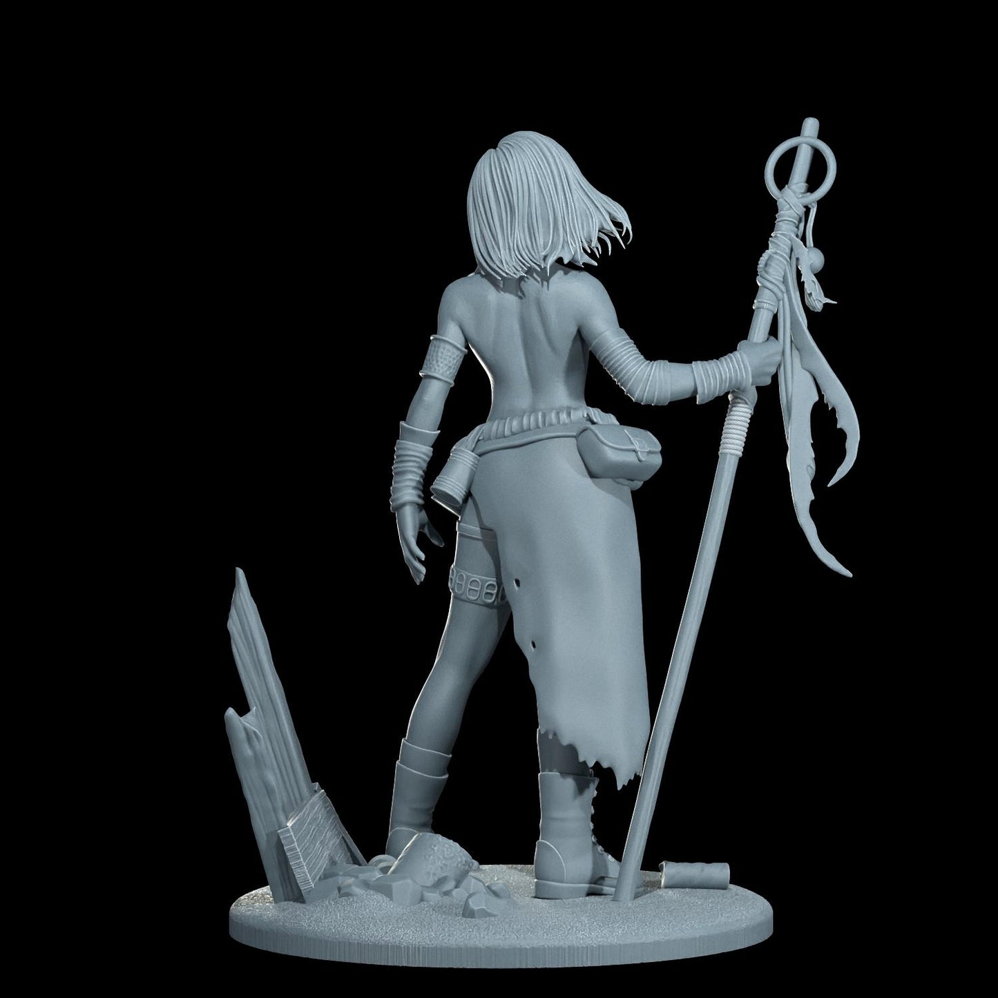 Wasteland Queen Selene Figurine (Standard, Topless, and Nude Variations) - Cosmondo - 75mm / 120mm