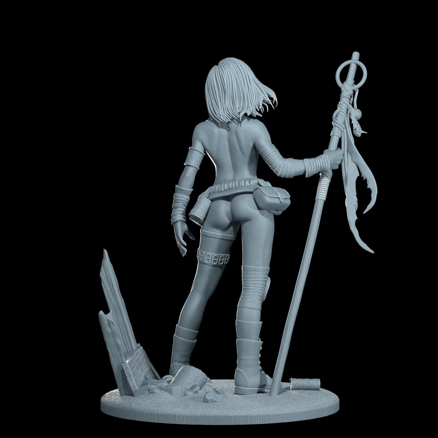 Wasteland Queen Selene Figurine (Standard, Topless, and Nude Variations) - Cosmondo - 75mm / 120mm