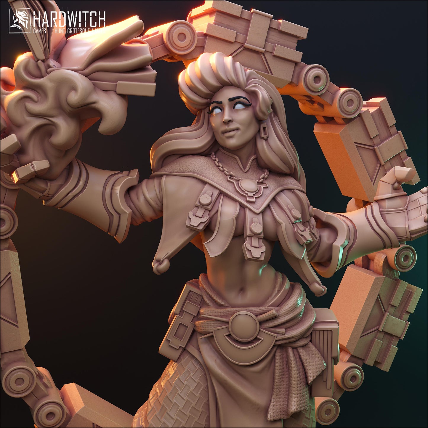 Faradelis Miniature (Standard & NSFW Variations) - HardWitch Games- 28mm / 32mm / 36mm / 75mm / 100mm