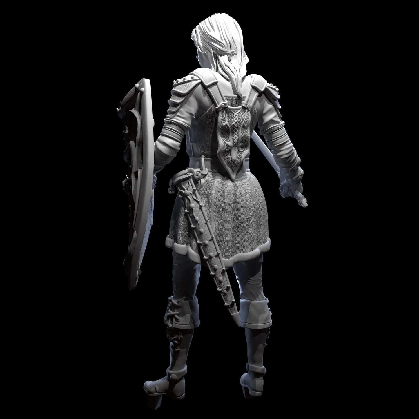 Paladin Beatrix Miniature (5 Variations) - 3Darts - 28mm / 32mm / 36mm / 75mm / 120mm