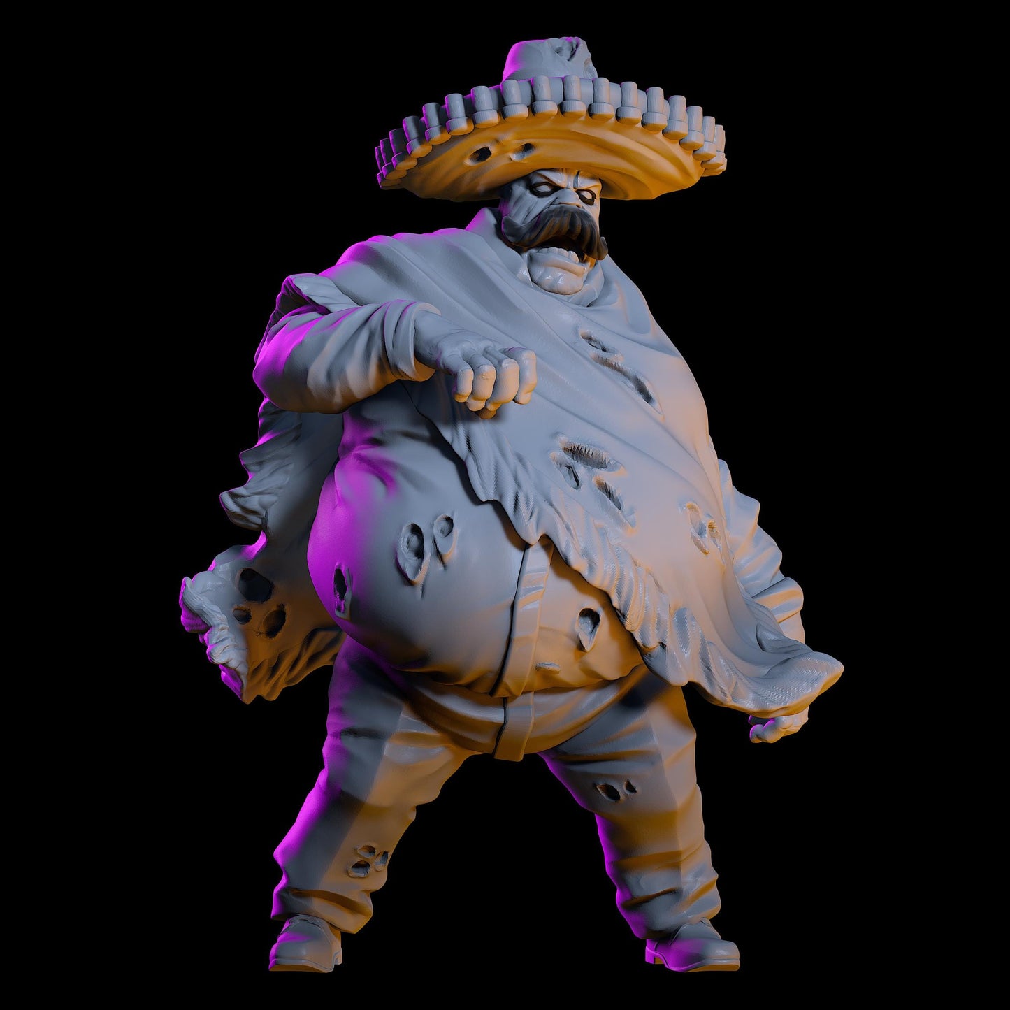 Dia De Los Muertos Zombie Hunters Miniature (4 Variations) - VaultZ - 28mm / 32mm / 36mm