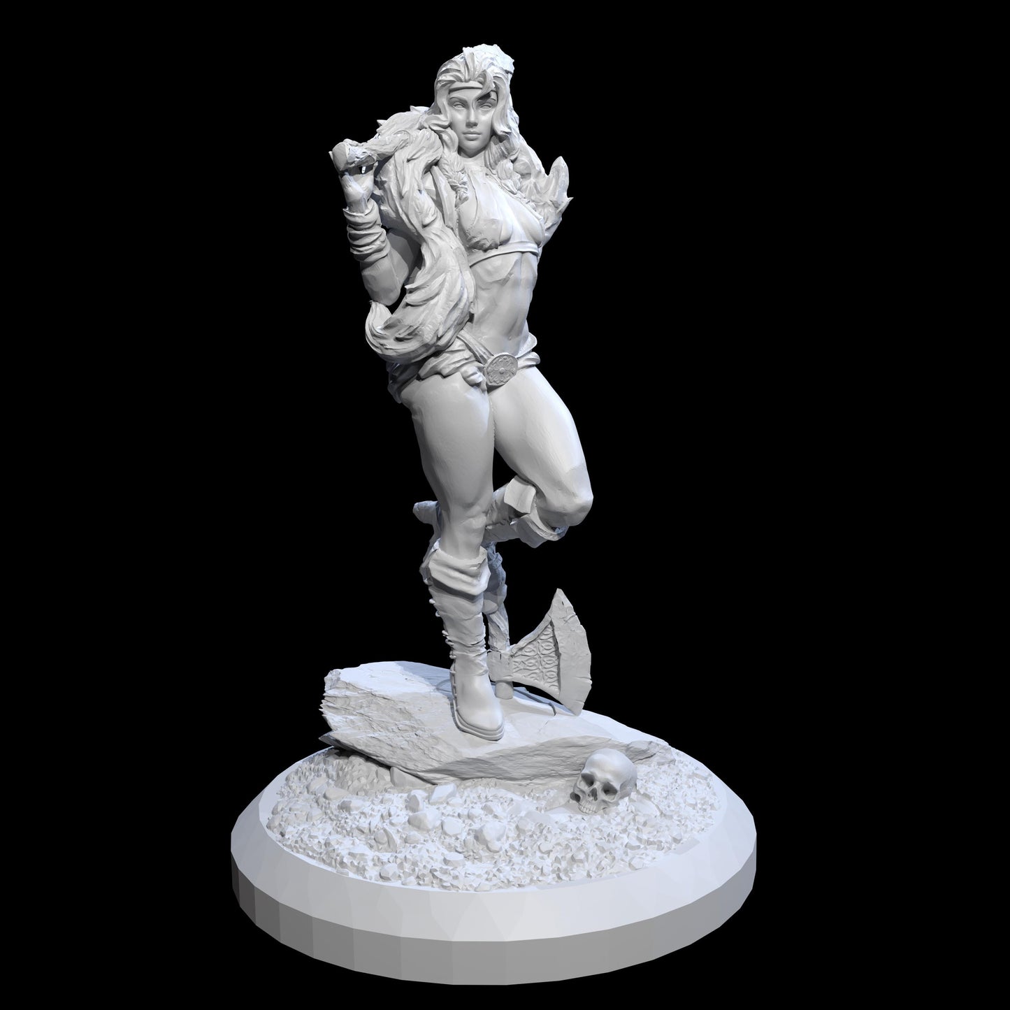 Axe Class: The Apprentice - Nomad Sculpts - 28mm / 32mm / 36mm / 75mm