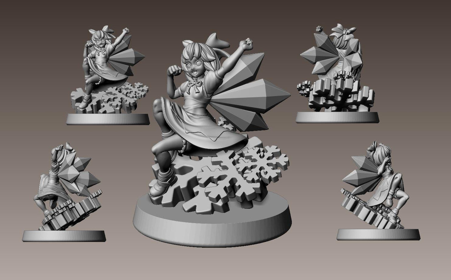 Ice Fairy Miniature - LPOMC - 28mm / 32mm / 36mm / 75mm
