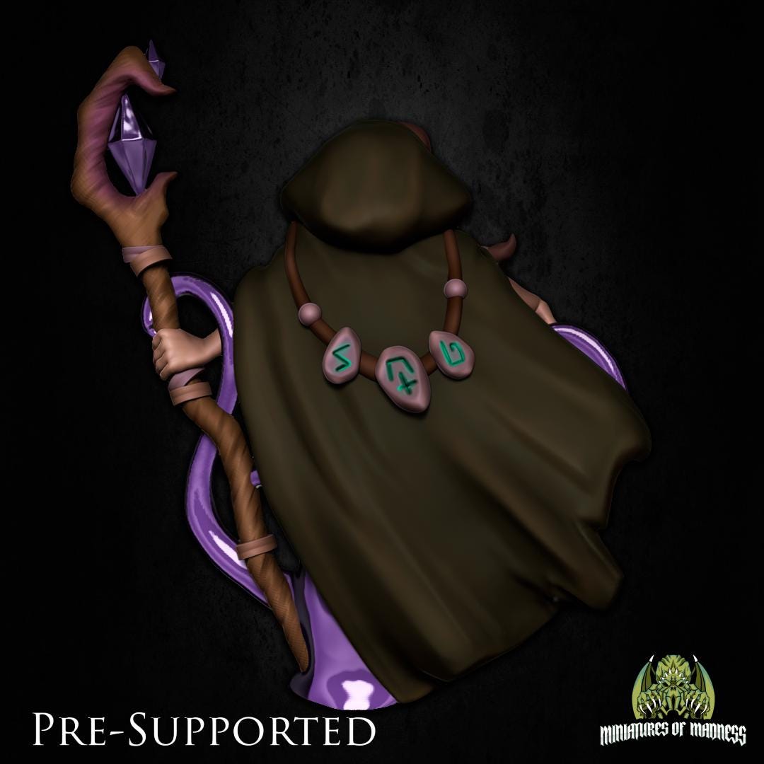 Agatha the Warlock Miniature - Miniatures of Madness - 28mm / 32mm / 36mm / Bust / Diorama