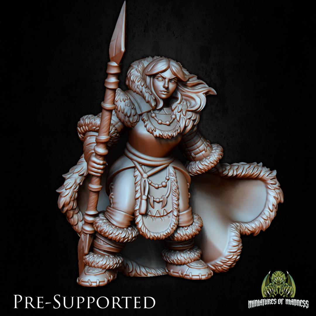 Diana Frostpike Miniature - Miniatures of Madness - 28mm / 32mm / 36mm / Bust / Diorama