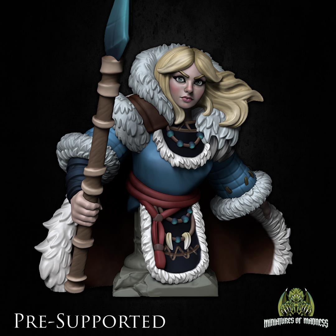 Diana Frostpike Miniature - Miniatures of Madness - 28mm / 32mm / 36mm / Bust / Diorama