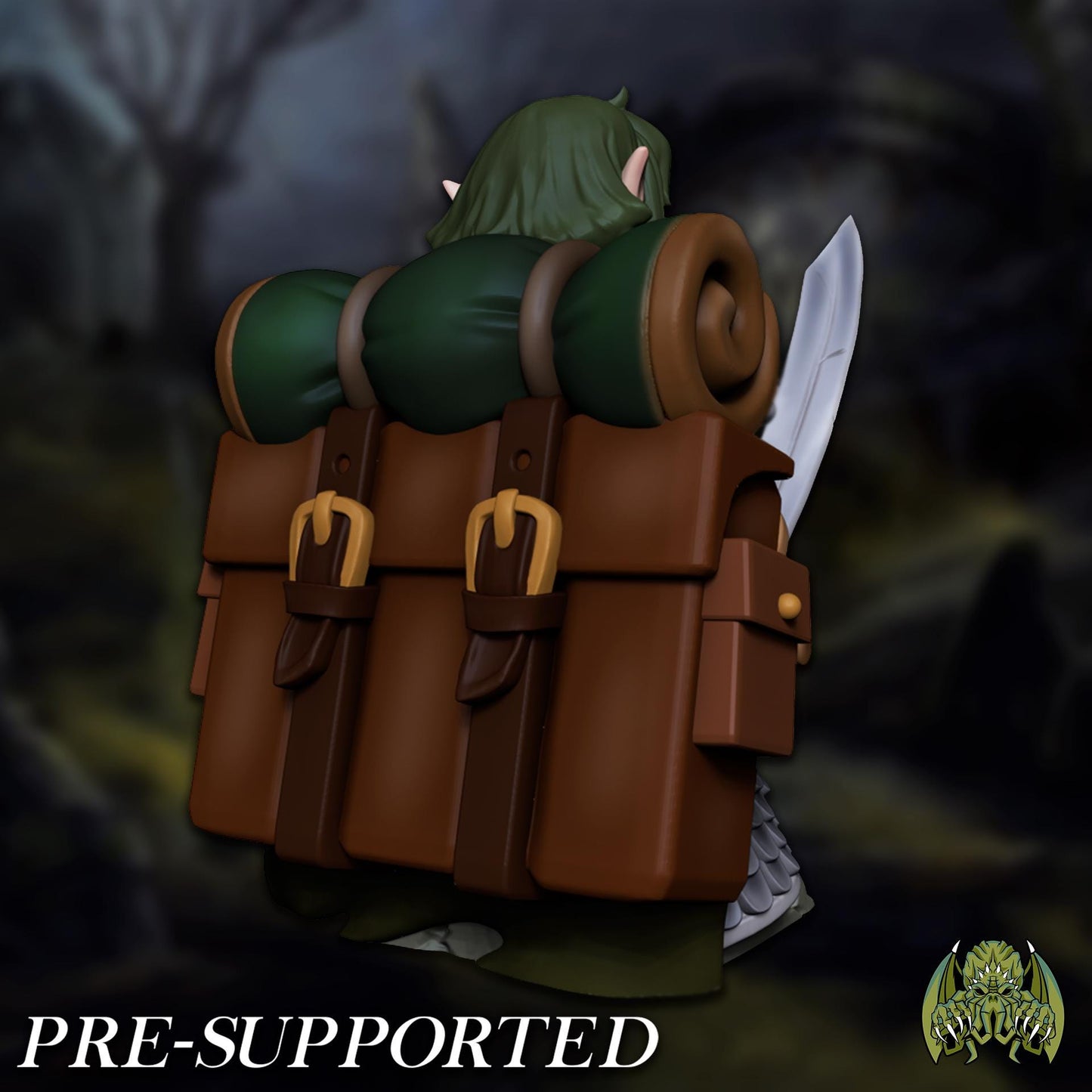 Elfie the Adventurer Miniature - Miniatures of Madness - 28mm / 32mm / 36mm / Bust / Diorama