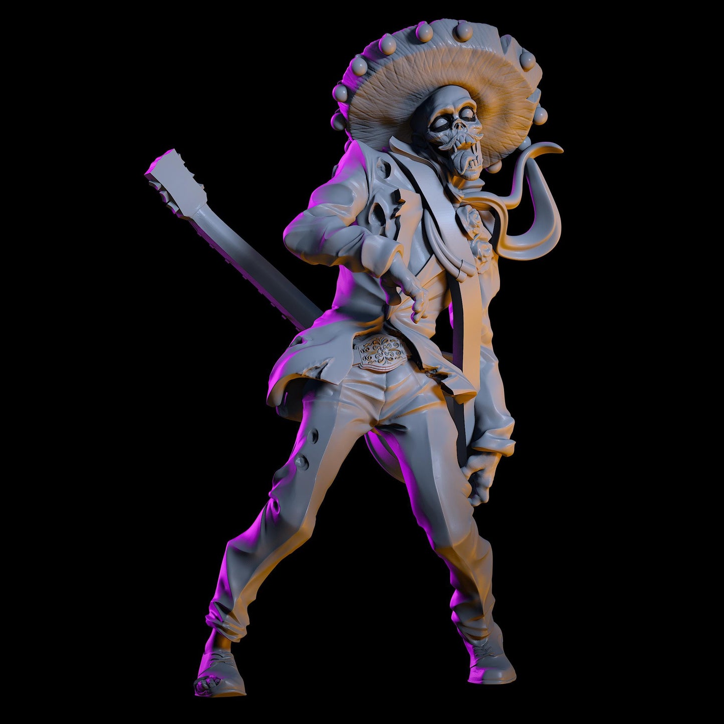 Dia De Los Muertos Zombies Miniature (4 Variations) - VaultZ - 28mm / 32mm / 36mm