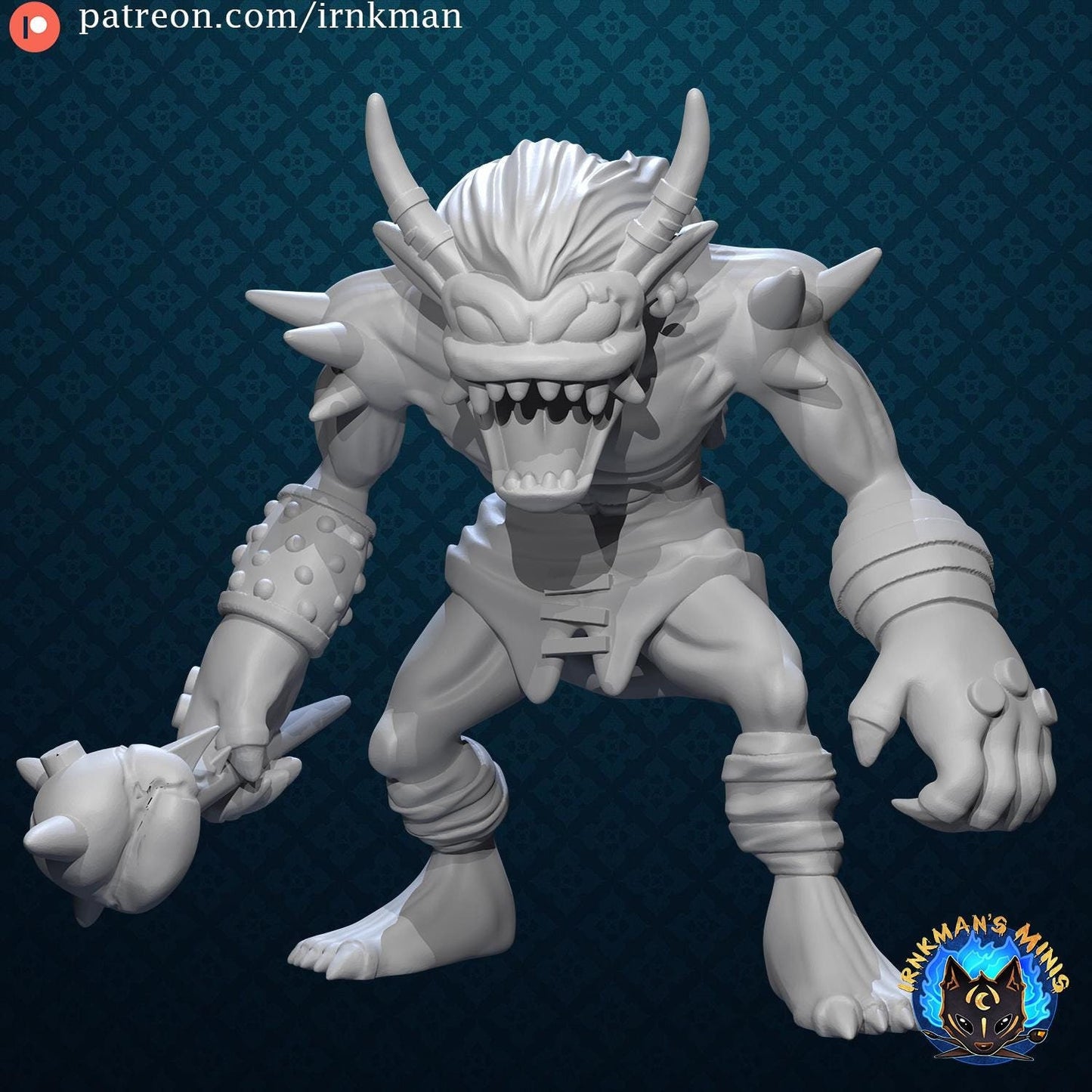 Ogremon Miniature - Irnkman's Minis