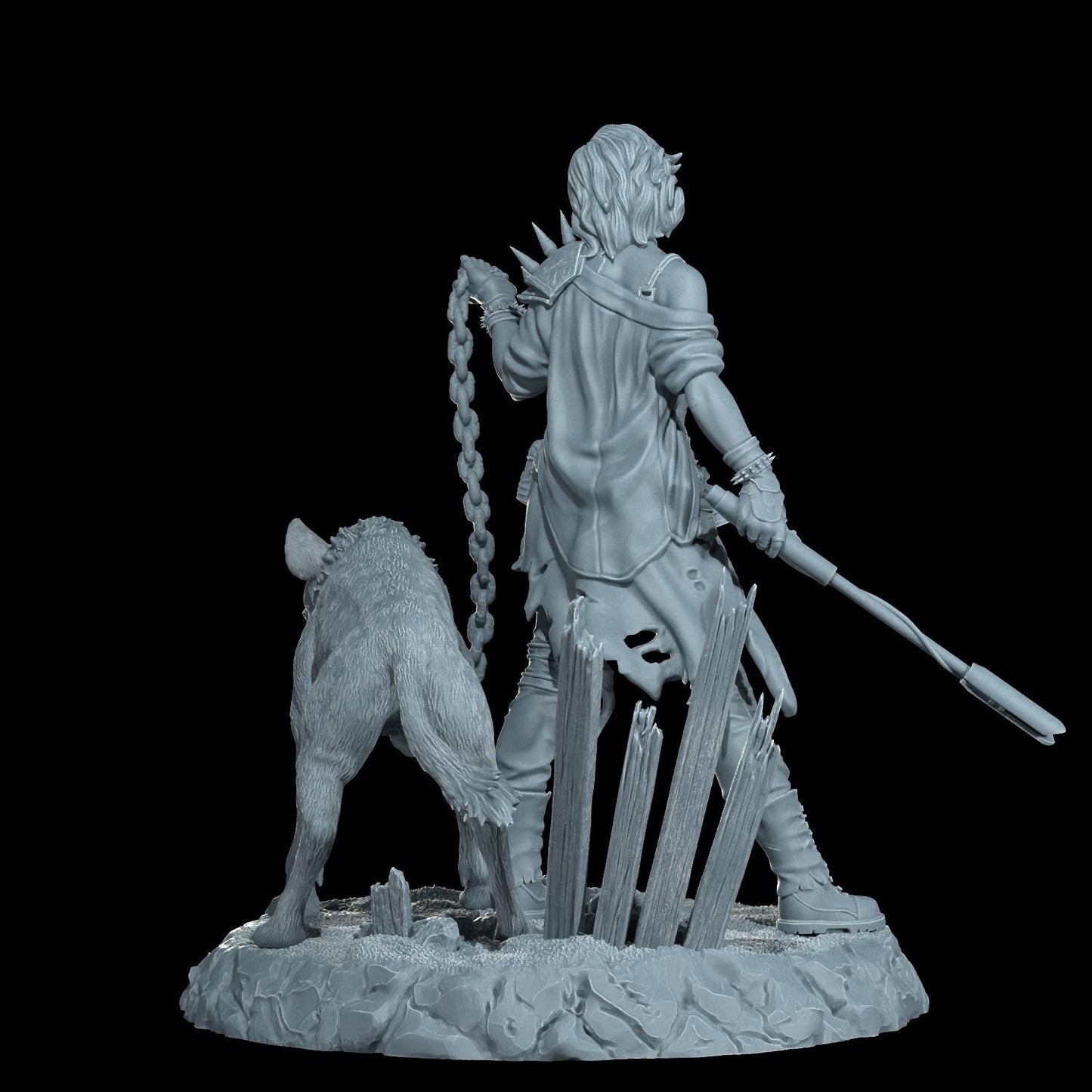 Wasteland Queen Harper Figurine (Standard, Topless, and Nude Variations) - Cosmondo - 75mm / 120mm