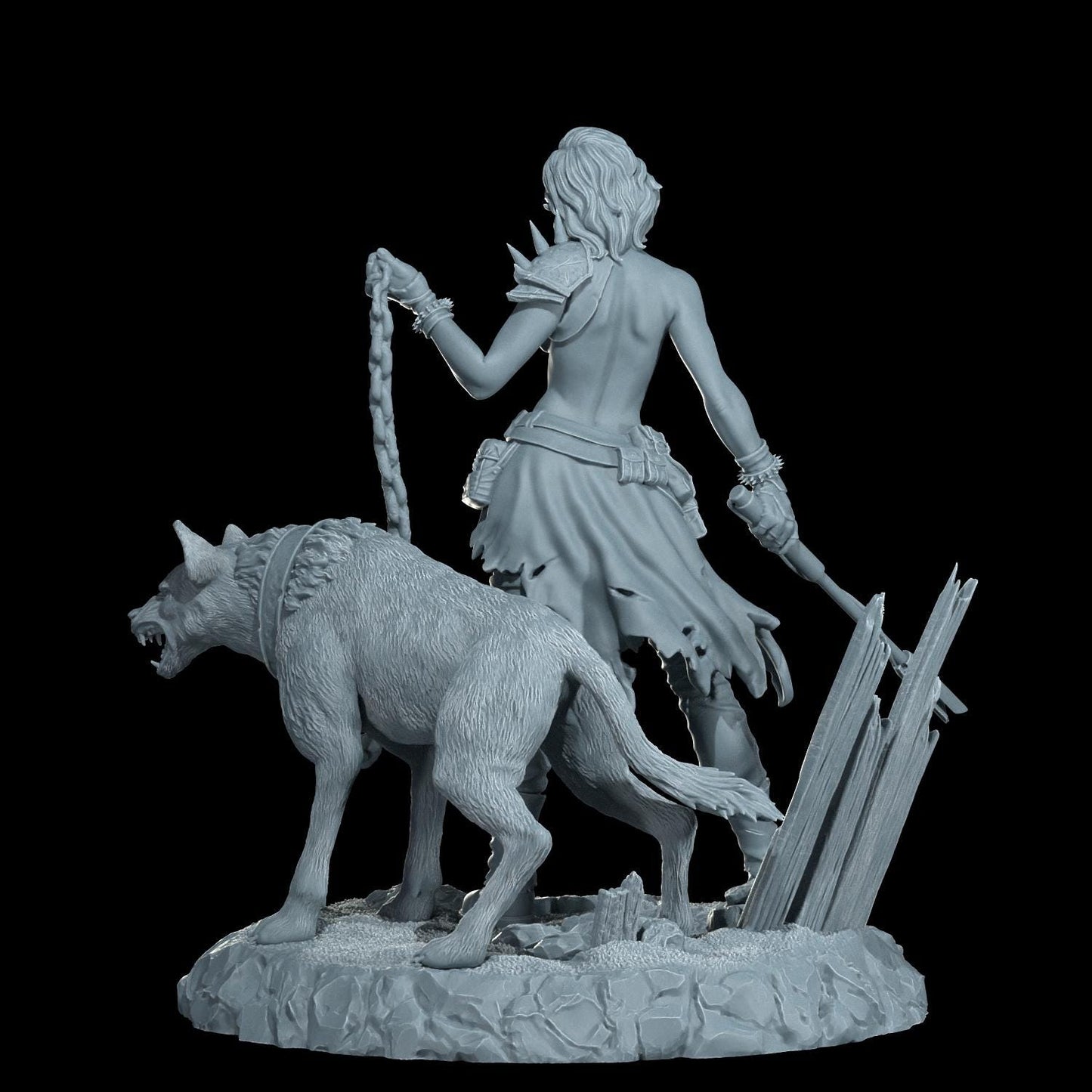 Wasteland Queen Harper Figurine (Standard, Topless, and Nude Variations) - Cosmondo - 75mm / 120mm