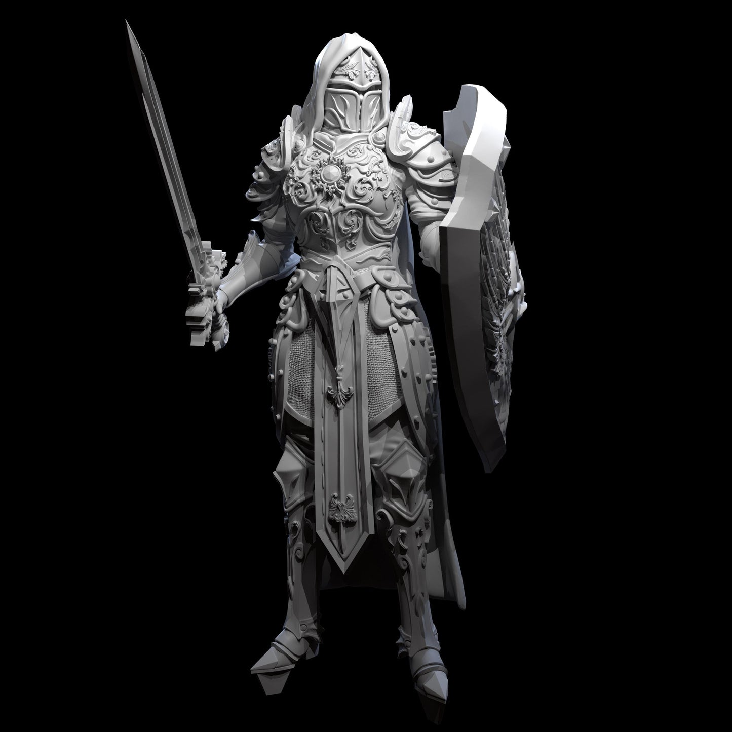 Paladin Beatrix Miniature (5 Variations) - 3Darts - 28mm / 32mm / 36mm / 75mm / 120mm