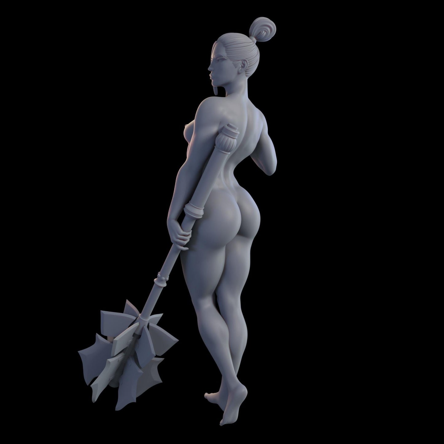 Captain Rhea Miniature (2 Variations including NSFW) - QB Works - 28mm / 32mm / 36mm / 75mm