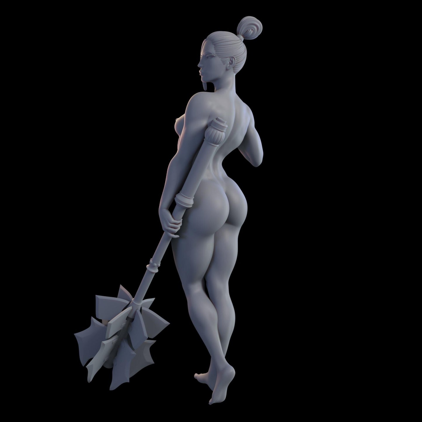 Captain Rhea Miniature (2 Variations including NSFW) - QB Works - 28mm / 32mm / 36mm / 75mm