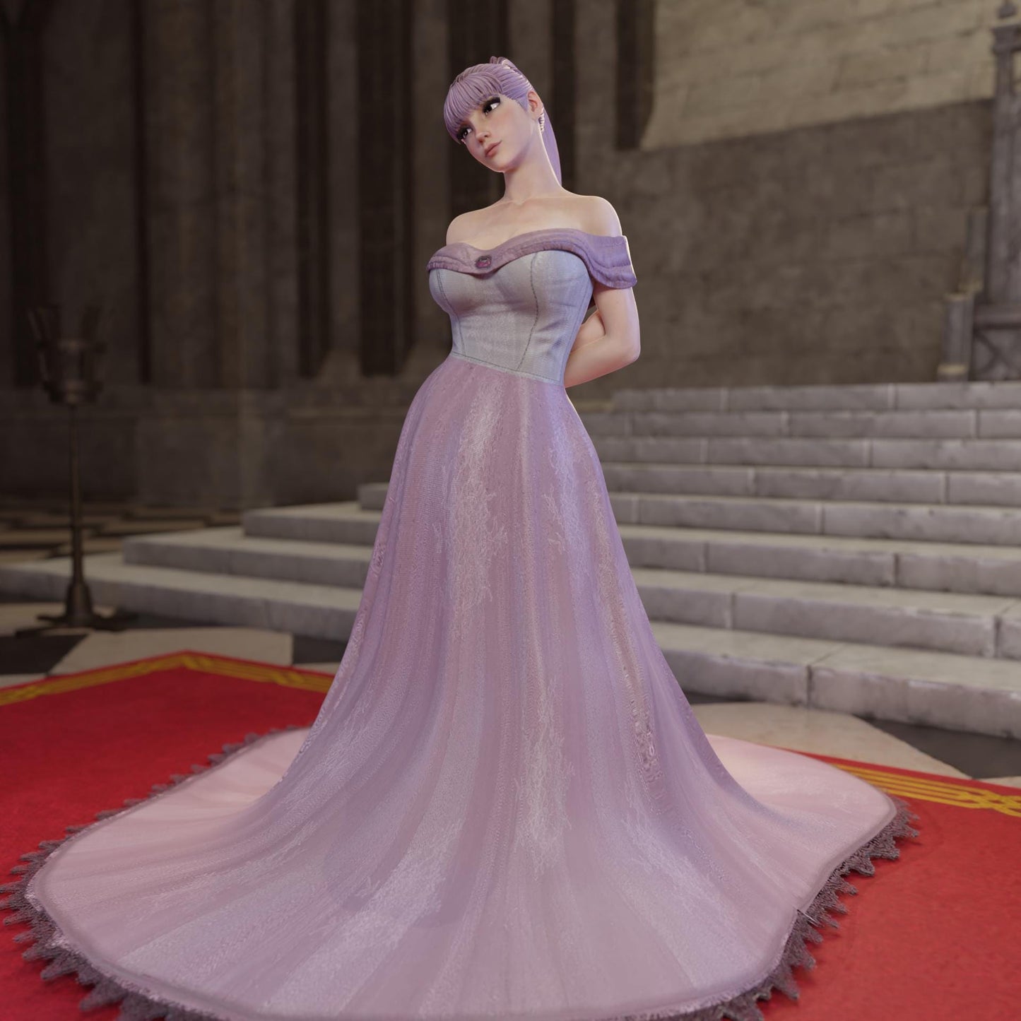 Princess Camellia Miniature (2 Variations including NSFW) - QB Works - 28mm / 32mm / 36mm / 75mm