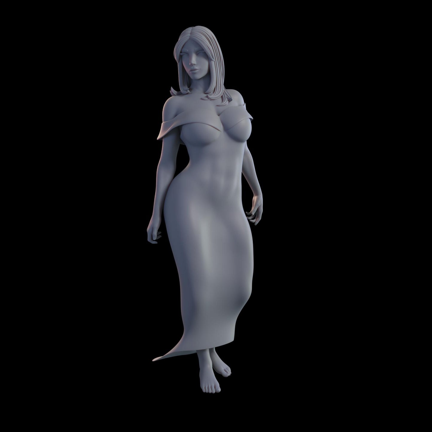 Princess Iris Miniature (2 Variations including NSFW) - QB Works - 28mm / 32mm / 36mm / 75mm