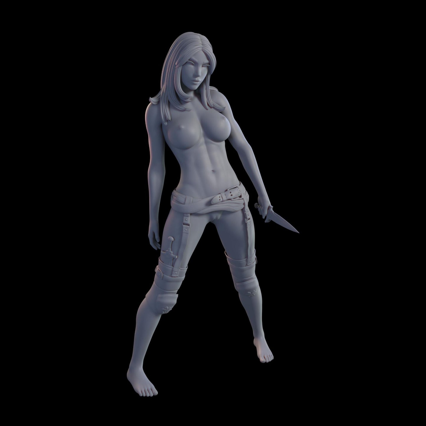 Princess Iris Miniature (2 Variations including NSFW) - QB Works - 28mm / 32mm / 36mm / 75mm