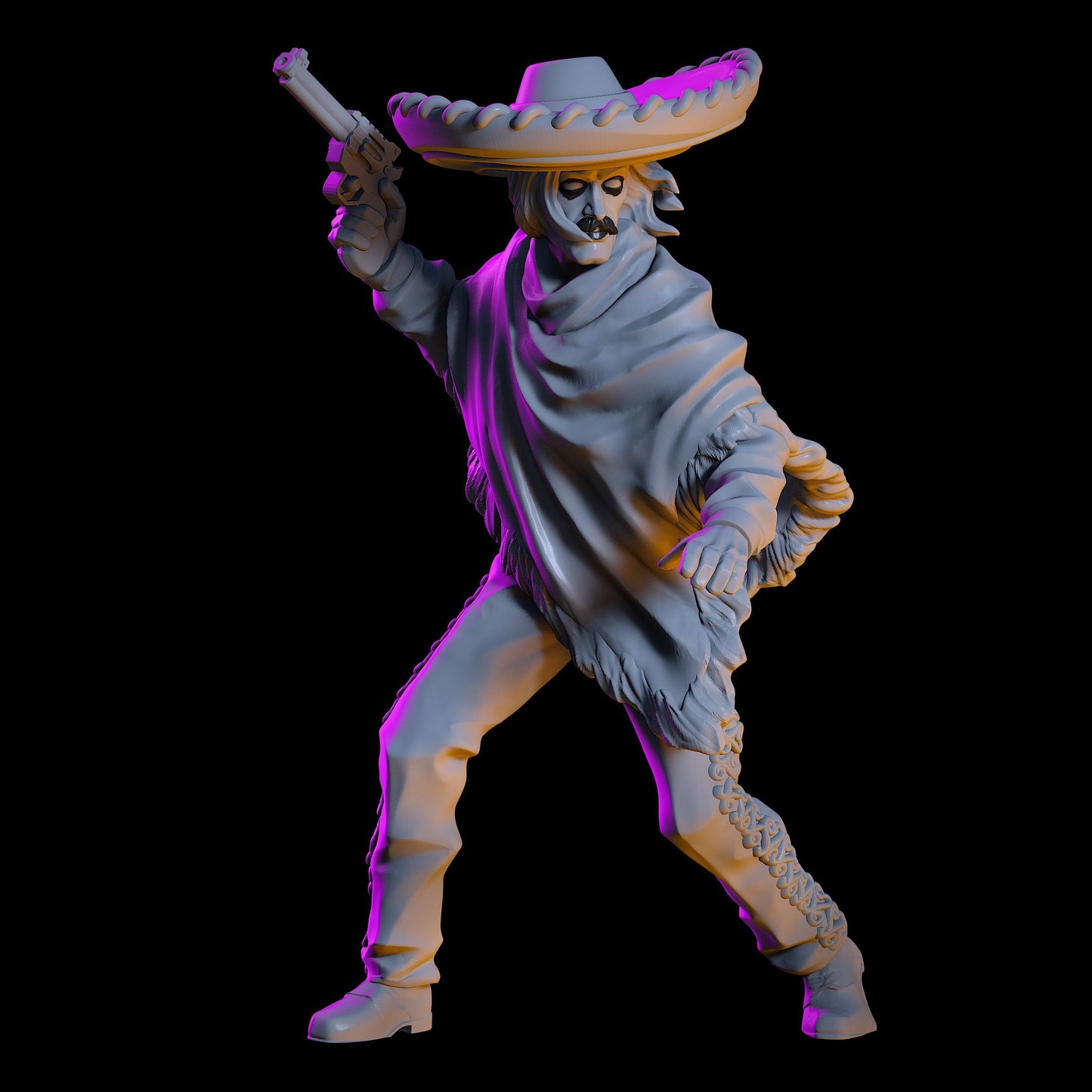 Dia De Los Muertos Zombie Hunters Miniature (4 Variations) - VaultZ - 28mm / 32mm / 36mm