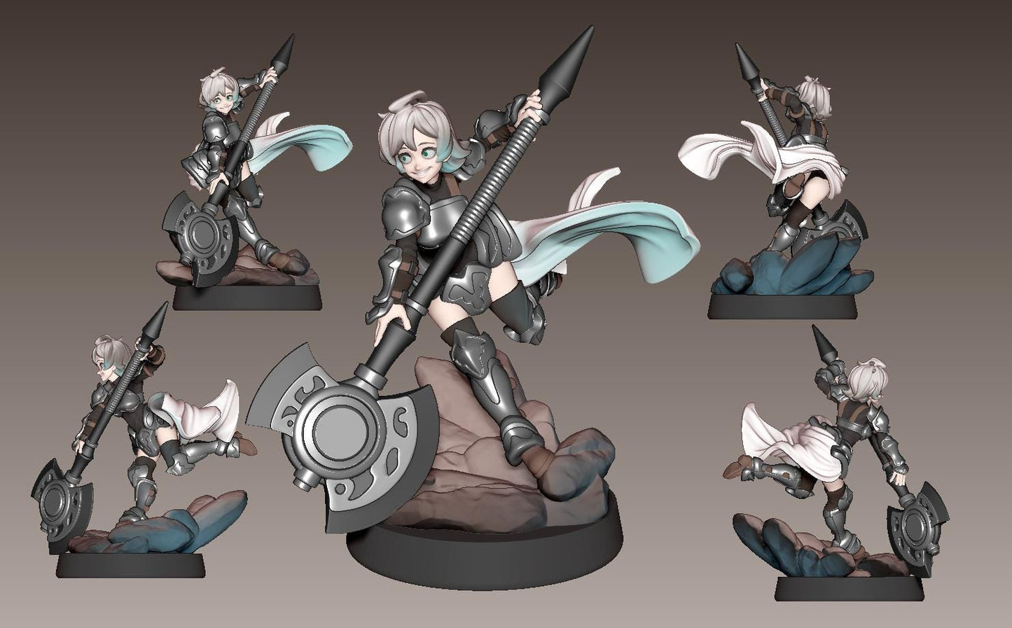 Valian, The Zealot Miniature - LPOMC - 28mm / 32mm / 36mm