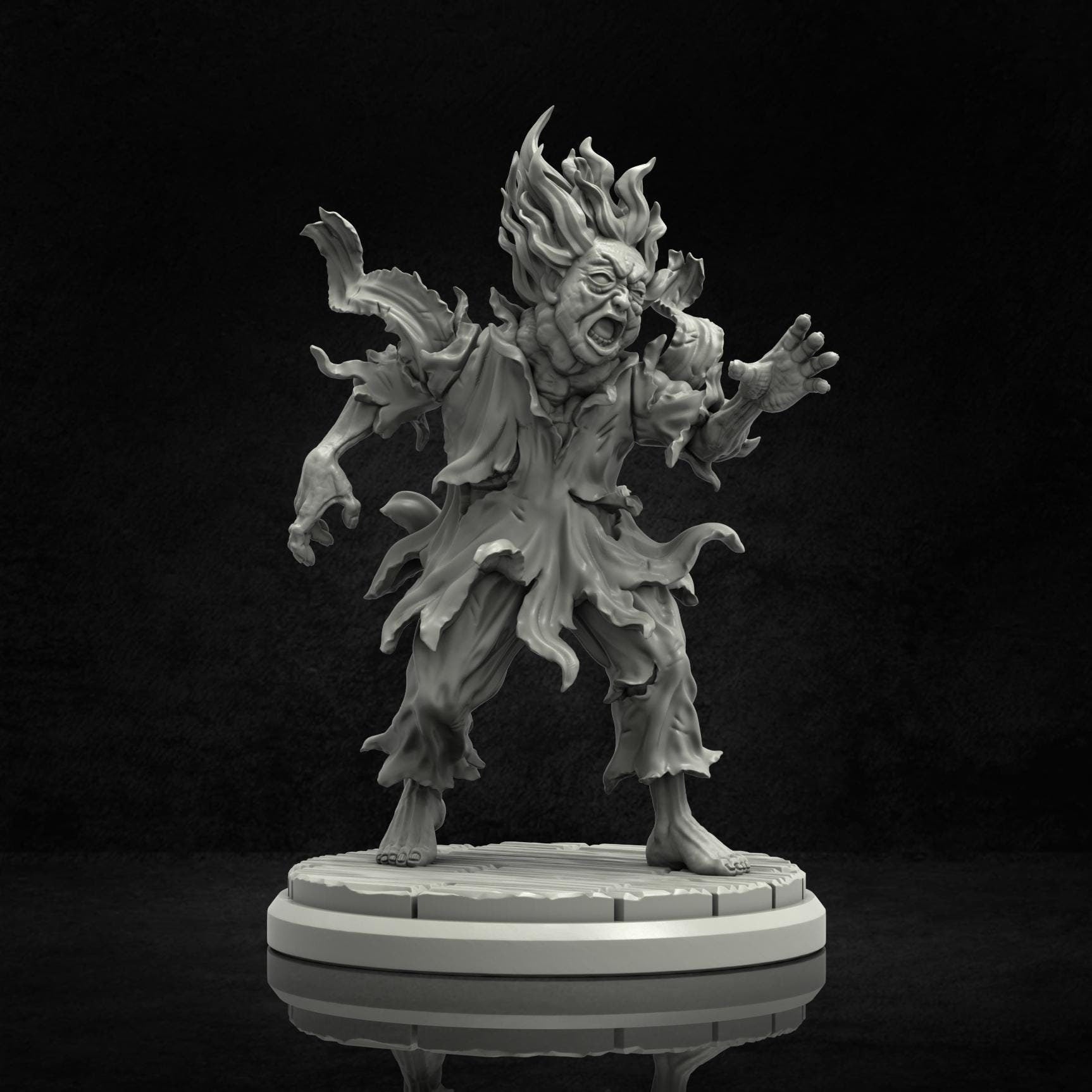 Drowned Spirit Miniature - Adaevy Creations - 28mm / 32mm / 36mm
