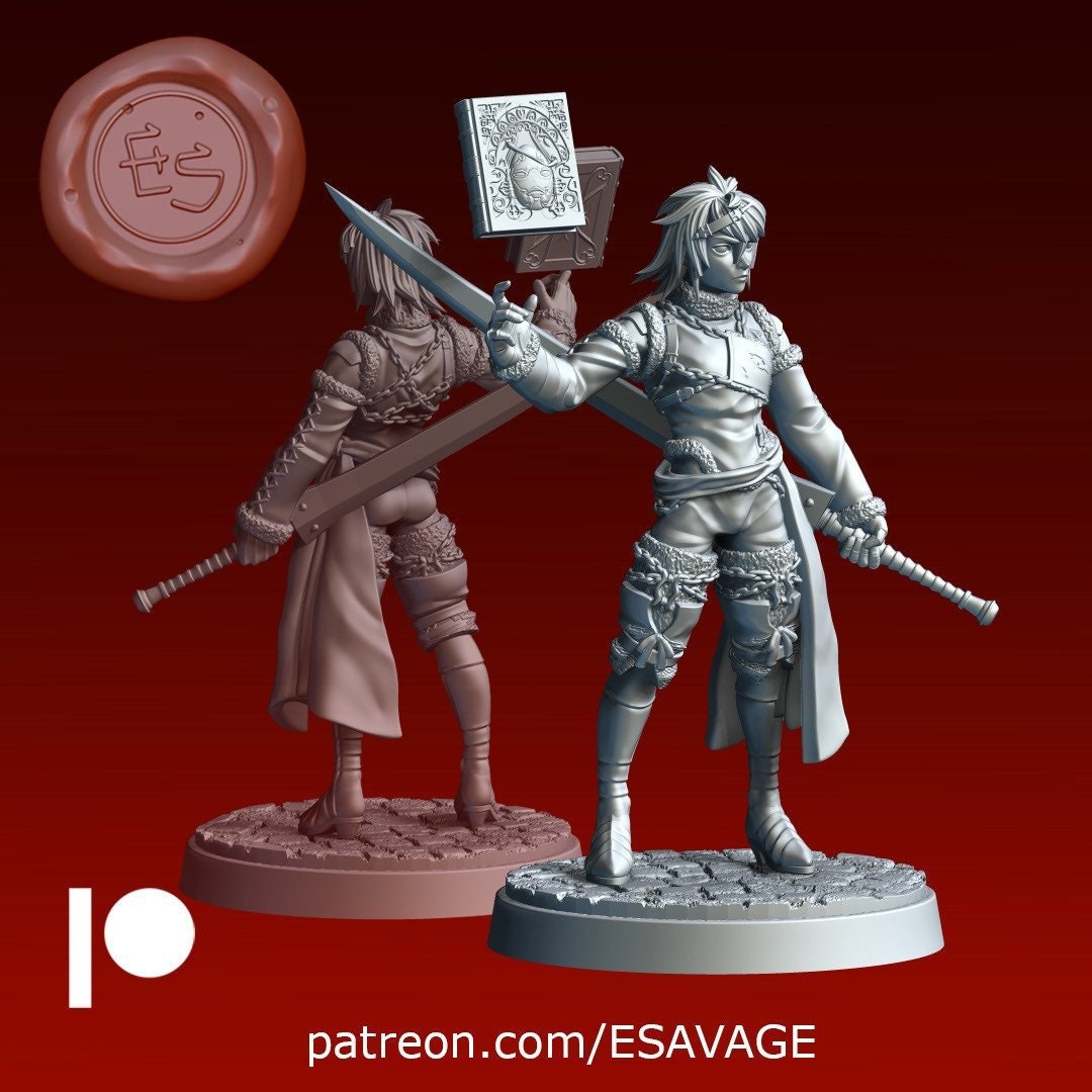 Sibling Searcher Miniature - Ethan Savage Studios - 28mm / 32mm / 36mm