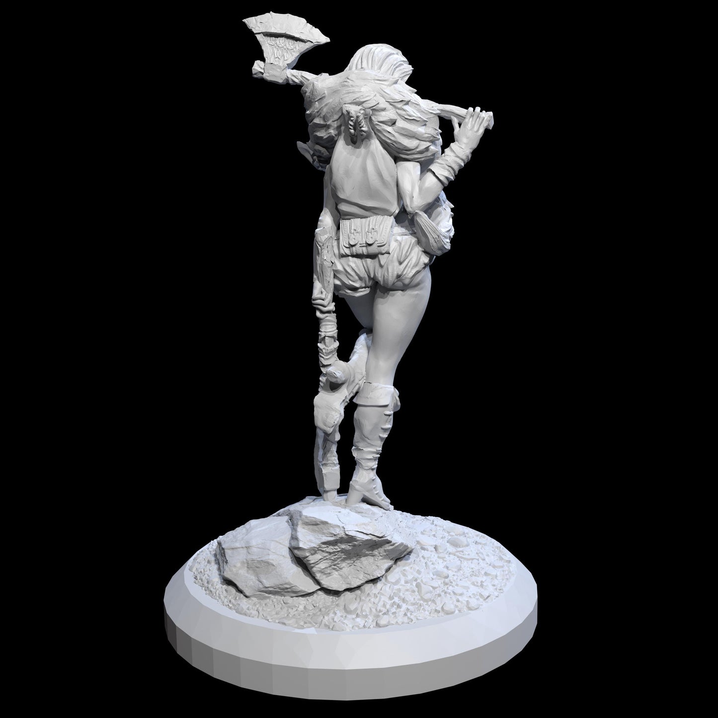 Axe Class: The Apprentice - Nomad Sculpts - 28mm / 32mm / 36mm / 75mm