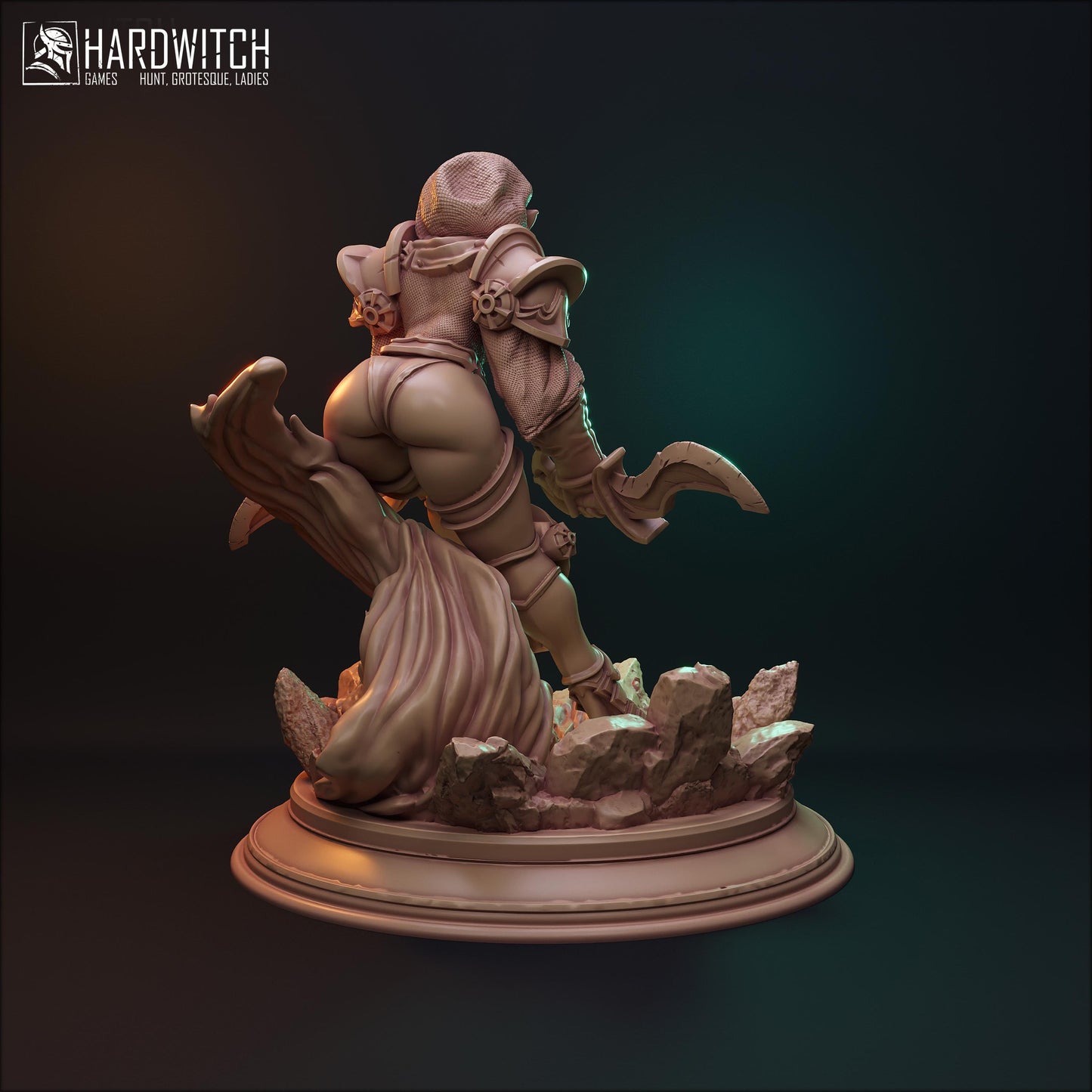 Elven Assassins Miniature (6 Variations) - HardWitch Games - 28mm / 32mm / 36mm
