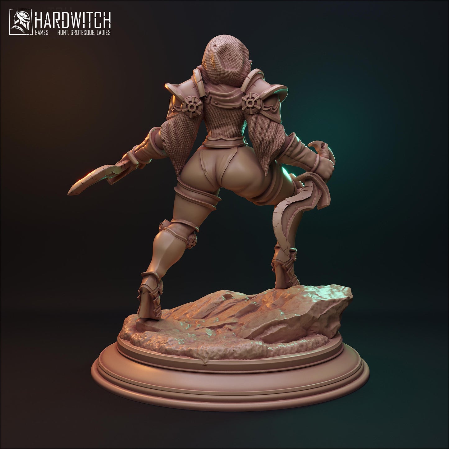 Elven Assassins Miniature (6 Variations) - HardWitch Games - 28mm / 32mm / 36mm