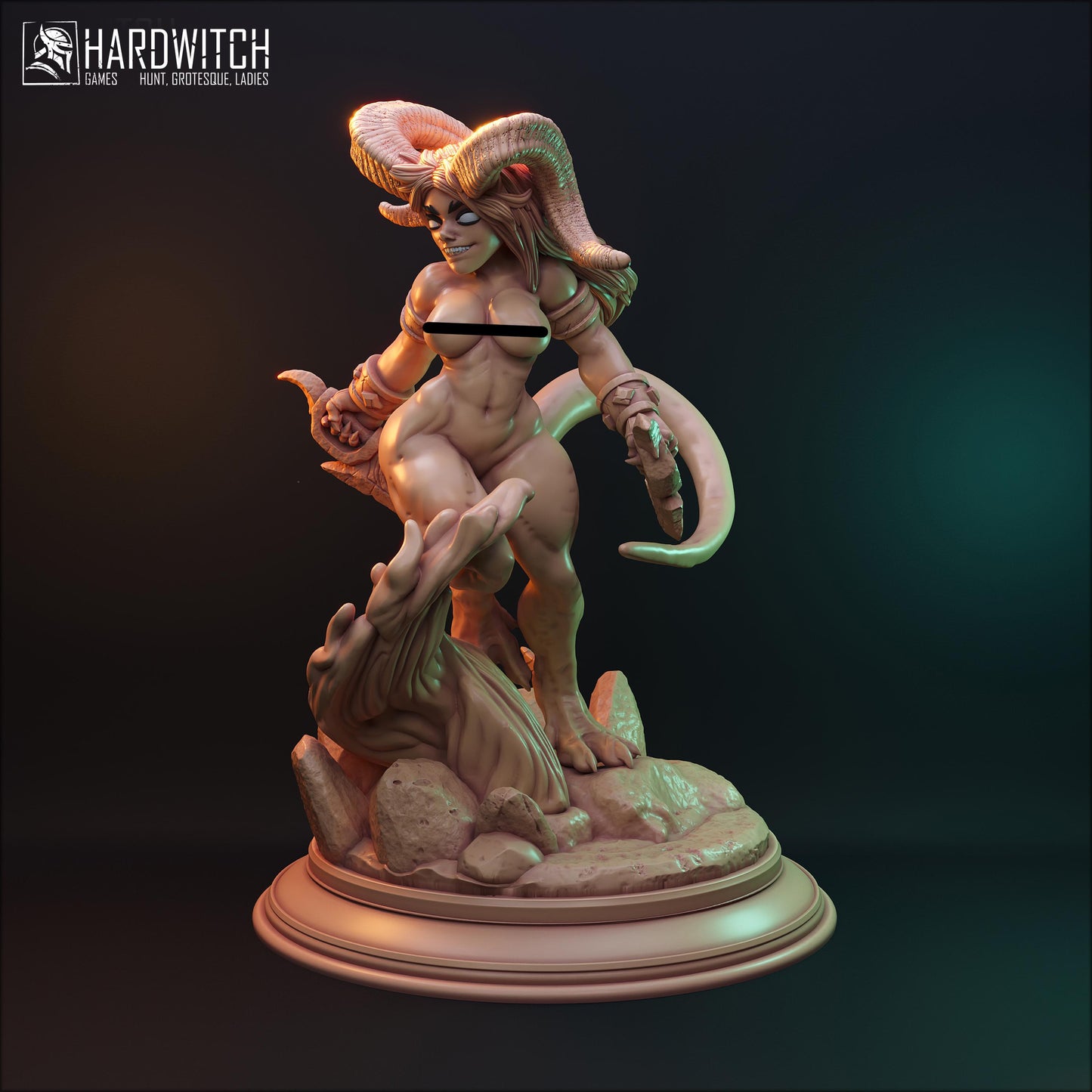 Silence Succubus (3 Variations including NSFW) - HardWitch Games - 28mm / 32mm / 36mm