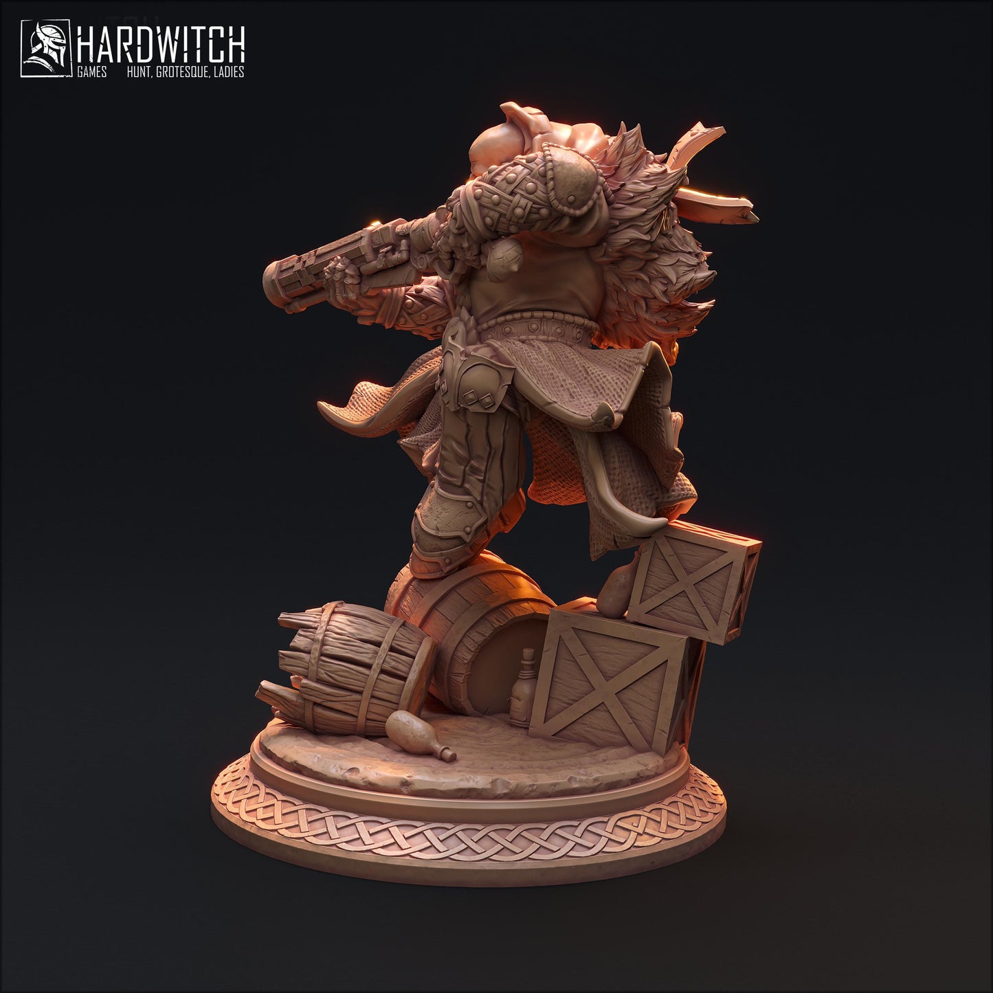 Buron Galtix Miniature - HardWitch Games - 28mm / 32mm / 36mm / 75mm