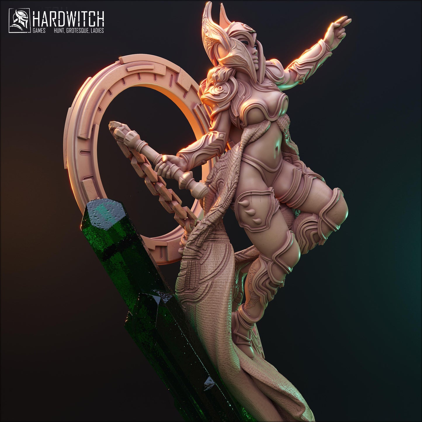 Freya Alexander Miniature (Standard & NSFW Variations) - HardWitch Games - 28mm / 32mm / 36mm / 75mm / 100mm