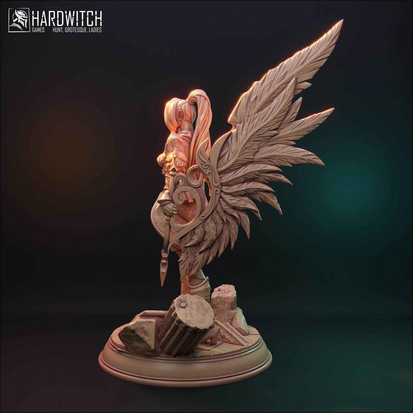 Matia Kaba Miniature (Standard & NSFW Variations) - HardWitch Games - 28mm / 32mm / 36mm / 75mm
