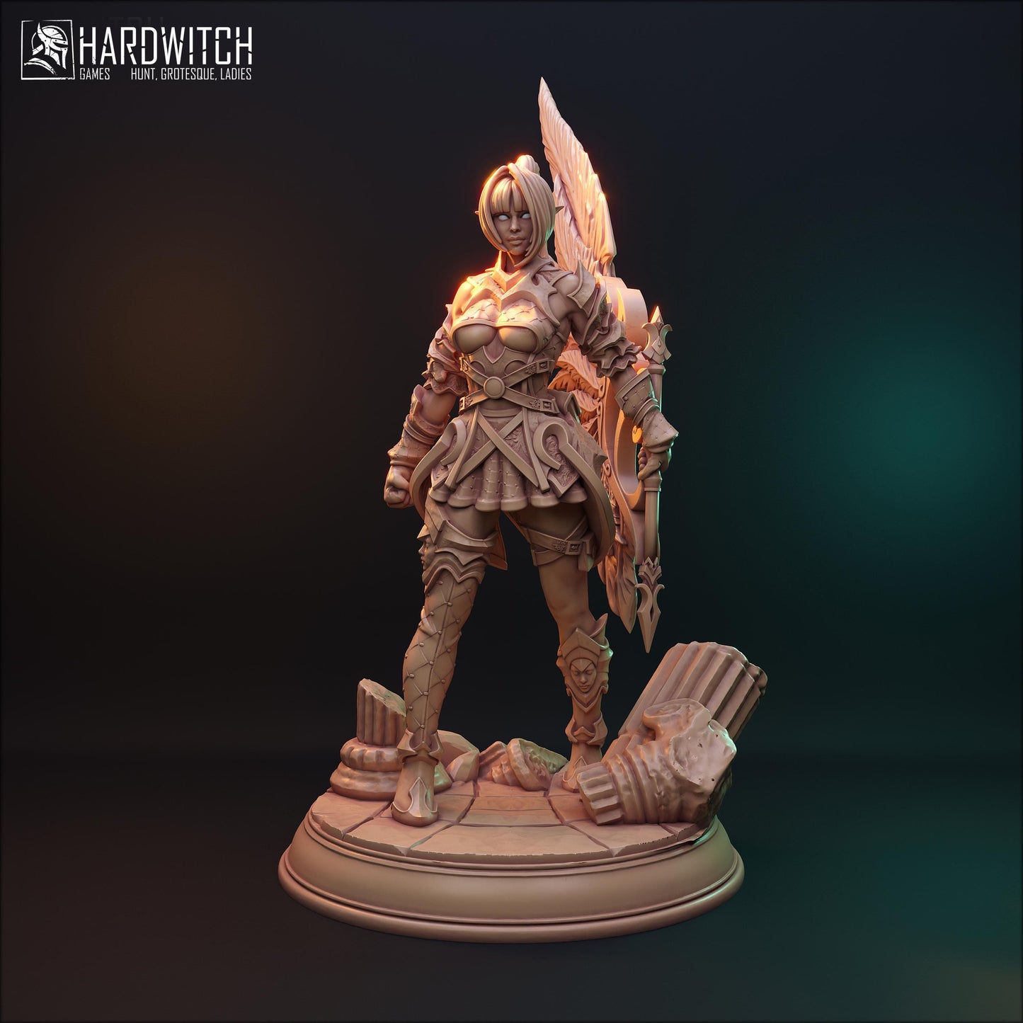 Matia Kaba Miniature (Standard & NSFW Variations) - HardWitch Games - 28mm / 32mm / 36mm / 75mm