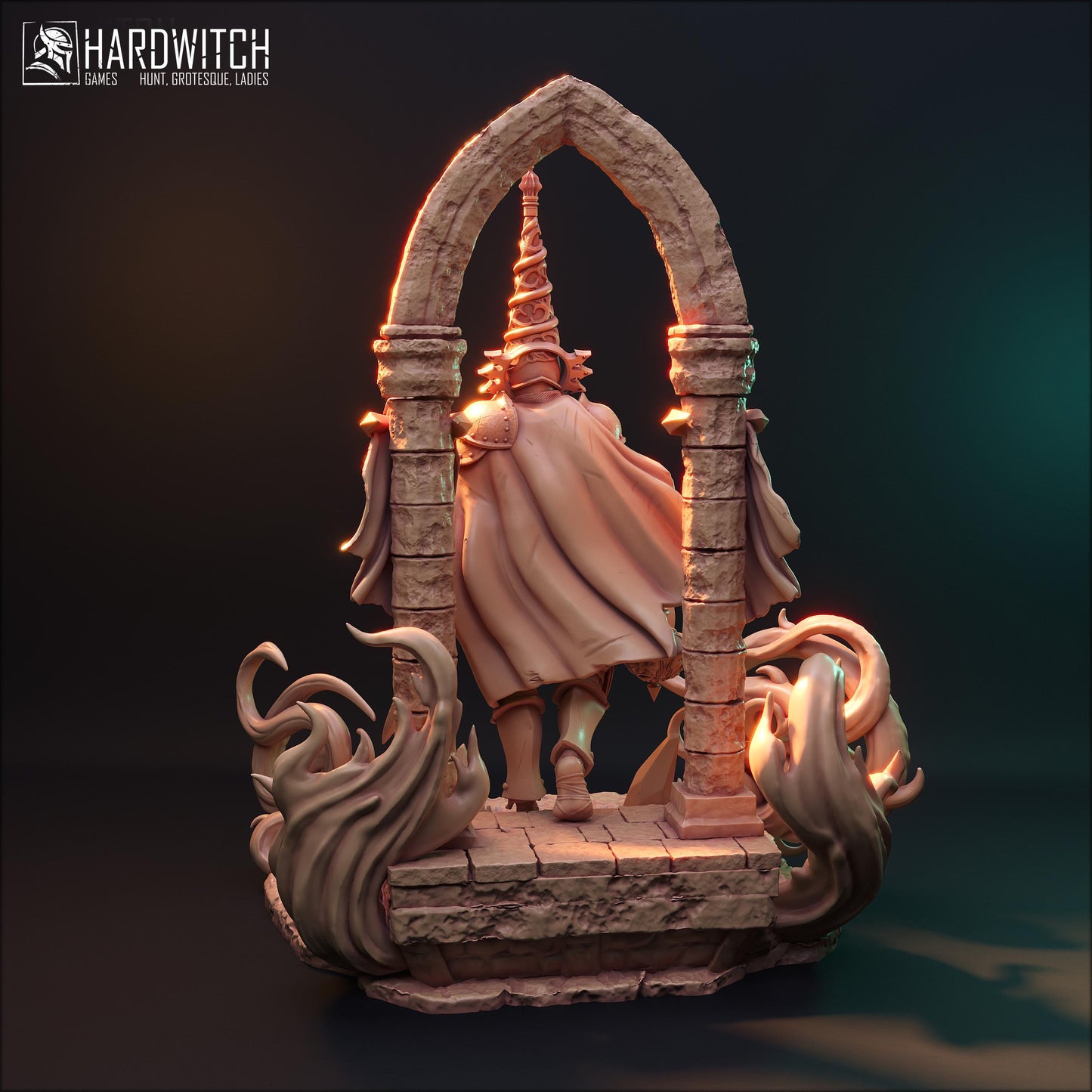 Gallat Morningstar (Standard & Alternate Variations) Miniature - HardWitch Games - 28mm / 32mm / 36mm