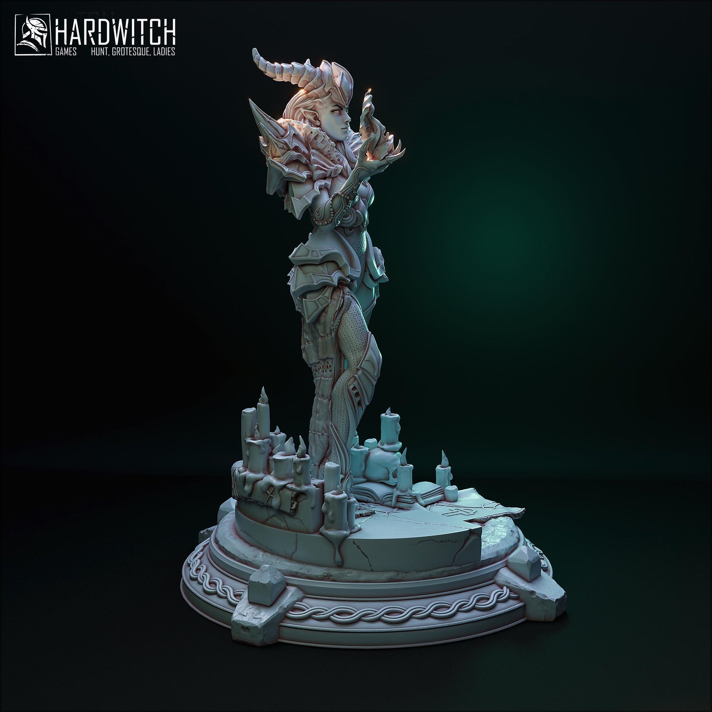 Sardora Vanhim Miniature (Standard & NSFW Variations) - HardWitch Games - 28mm / 32mm / 36mm / 75mm / 100mm