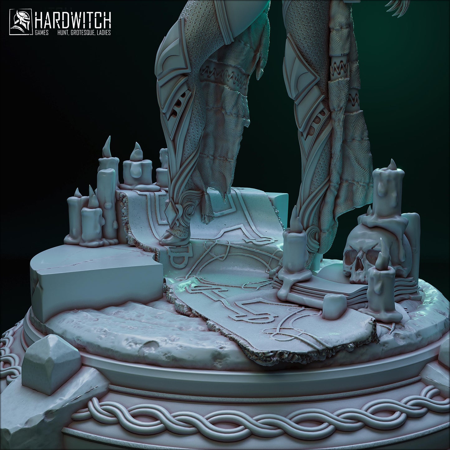 Sardora Vanhim Miniature (Standard & NSFW Variations) - HardWitch Games - 28mm / 32mm / 36mm / 75mm / 100mm