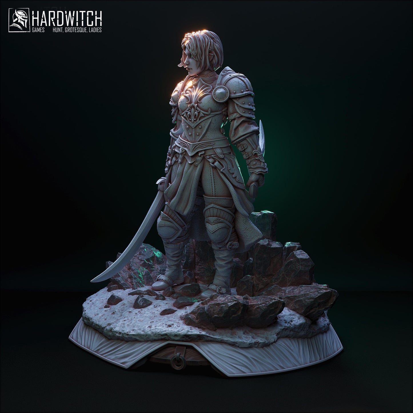 Tyrese Santim Miniature (Standard & Alternate Variations) - HardWitch Games - 28mm / 32mm / 36mm / 75mm