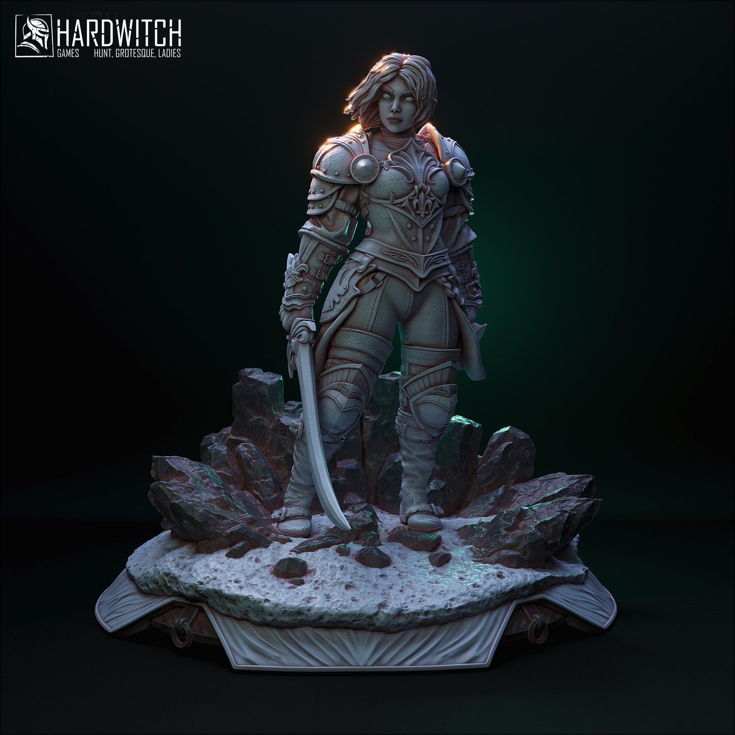 Tyrese Santim Miniature (Standard & Alternate Variations) - HardWitch Games - 28mm / 32mm / 36mm / 75mm