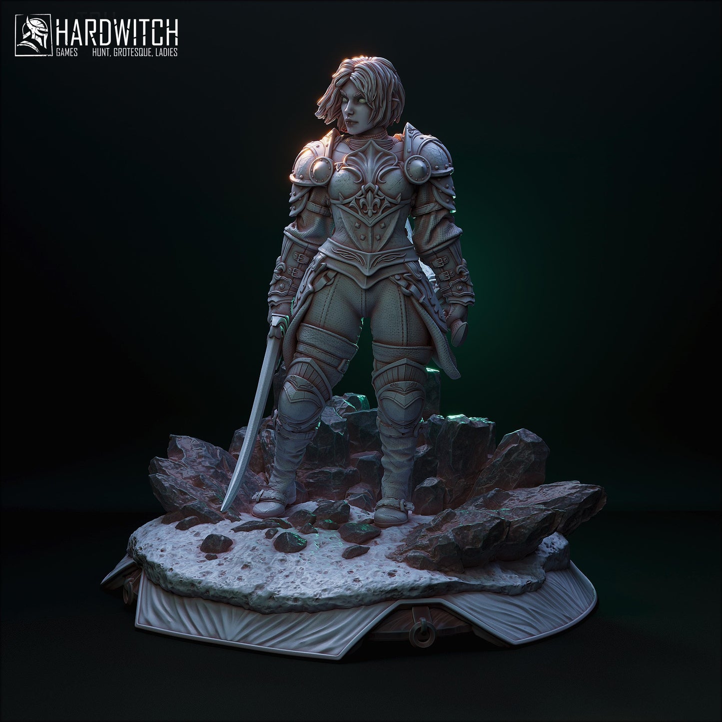 Tyrese Santim Miniature (Standard & Alternate Variations) - HardWitch Games - 28mm / 32mm / 36mm / 75mm