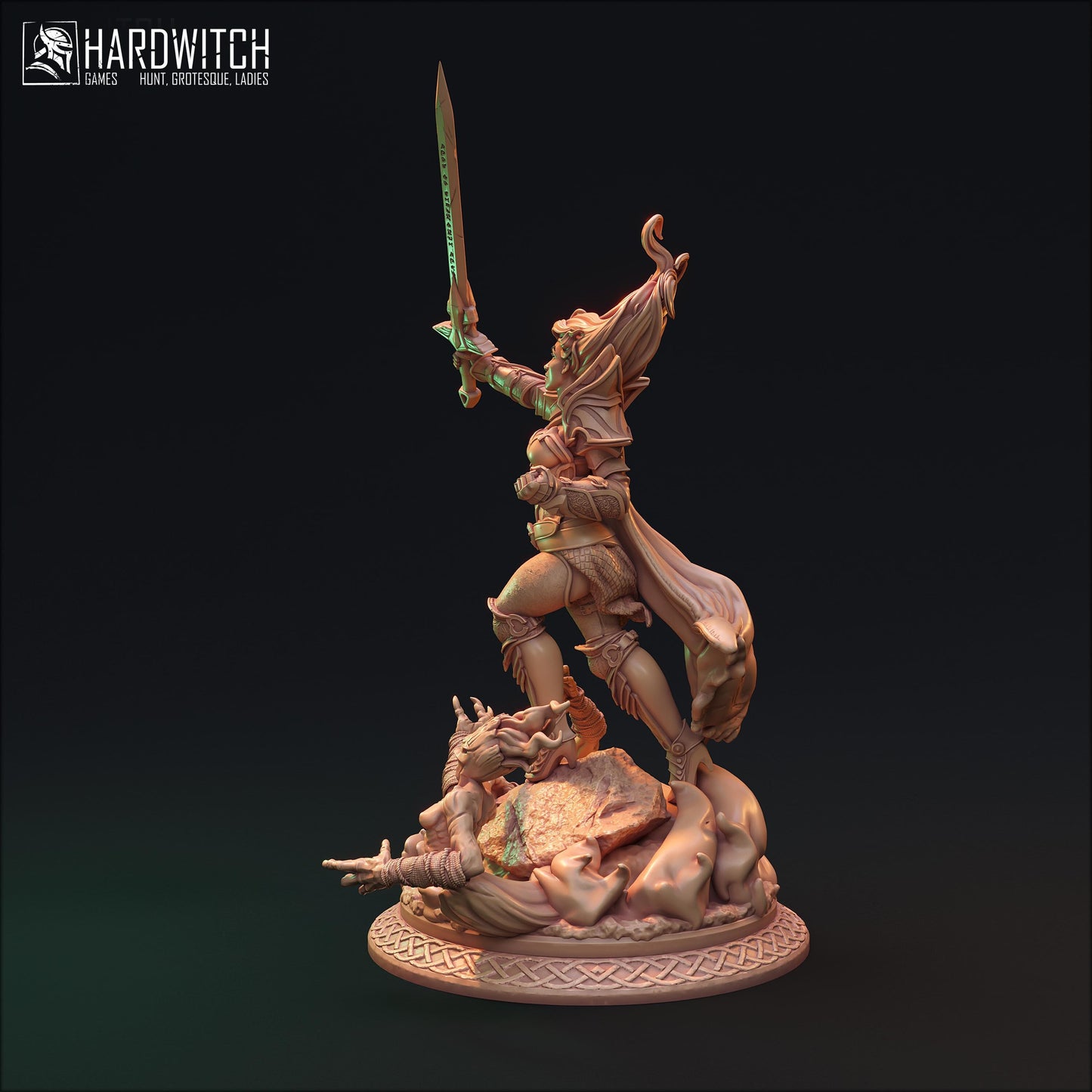 Vekhir Dettar Miniature (Standard & NSFW Variations) - HardWitch Games - 28mm / 32mm / 36mm / 75mm