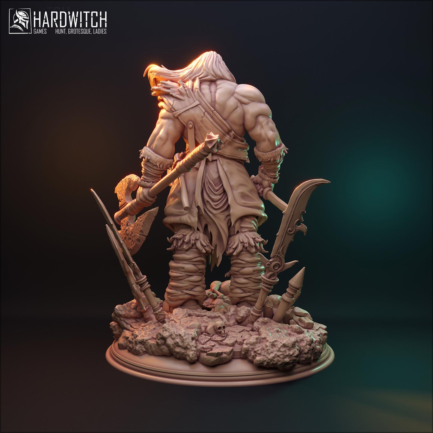 Zappa Stern Miniature - HardWitch Games - 28mm / 32mm / 36mm / 75mm
