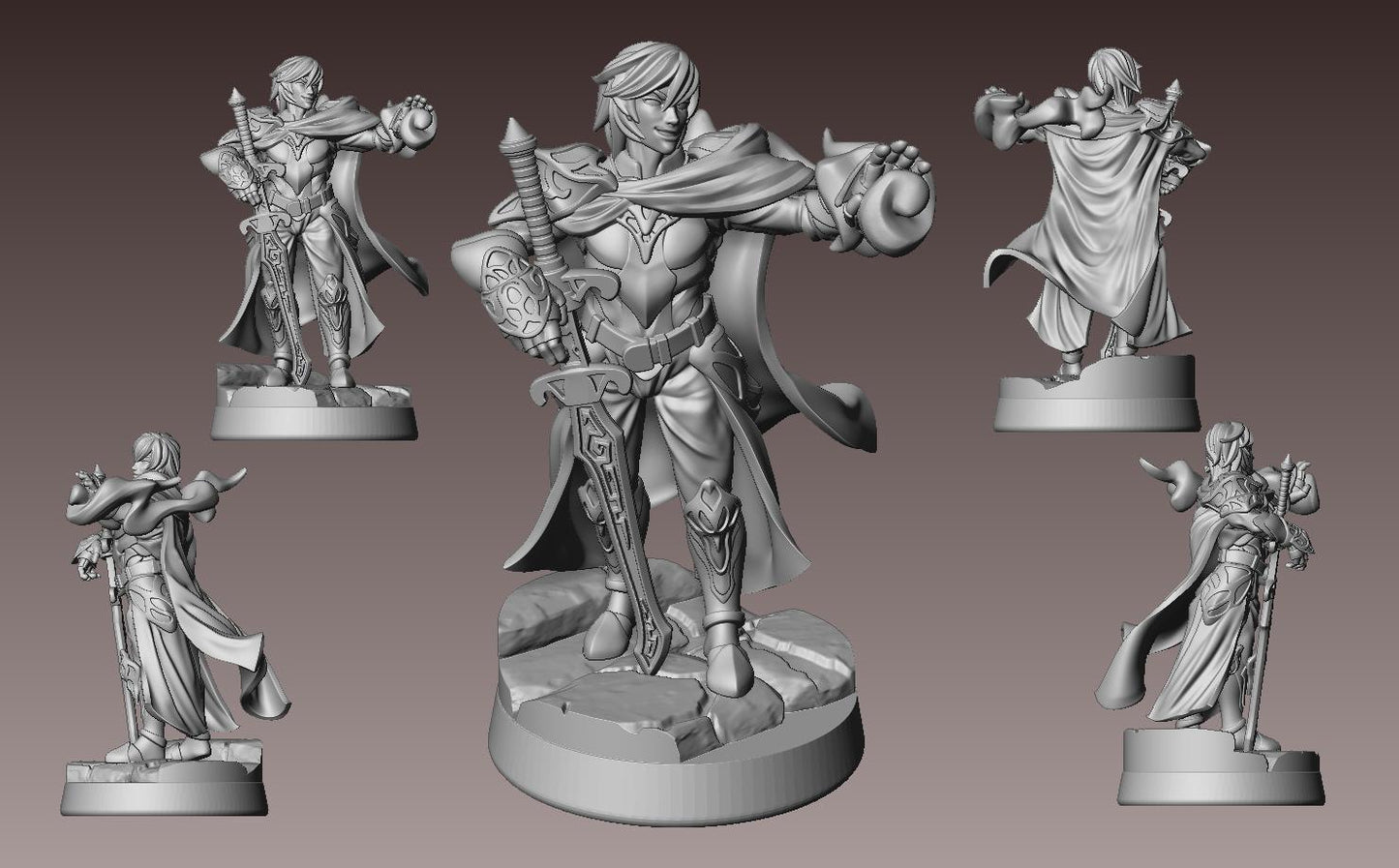 Yaeldrin, Nightwhisper Miniature - LPOMC - 28mm / 32mm / 36mm