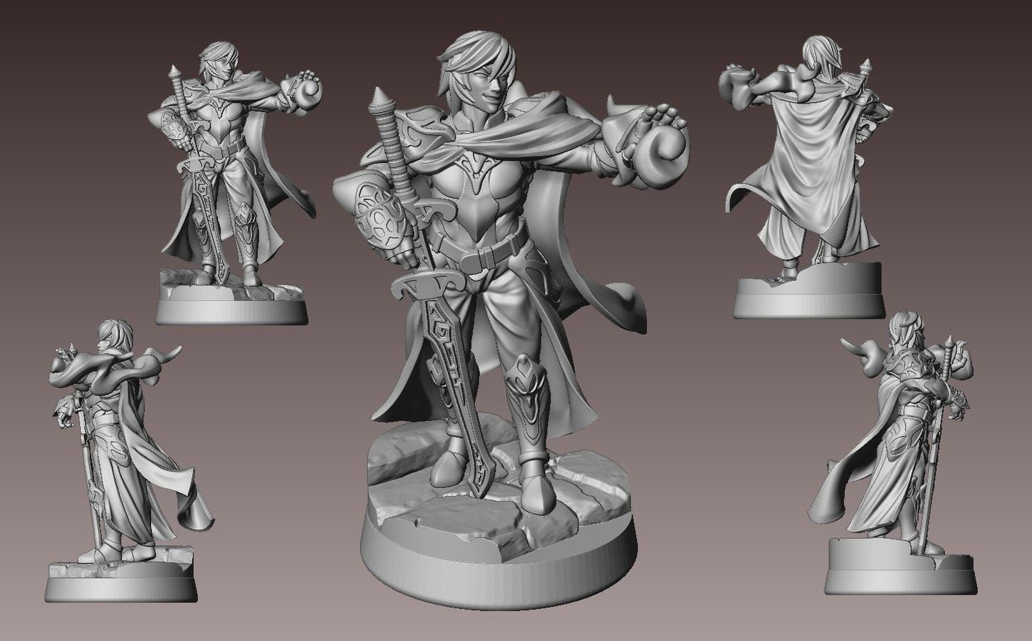 Yaeldrin, Nightwhisper Miniature - LPOMC - 28mm / 32mm / 36mm