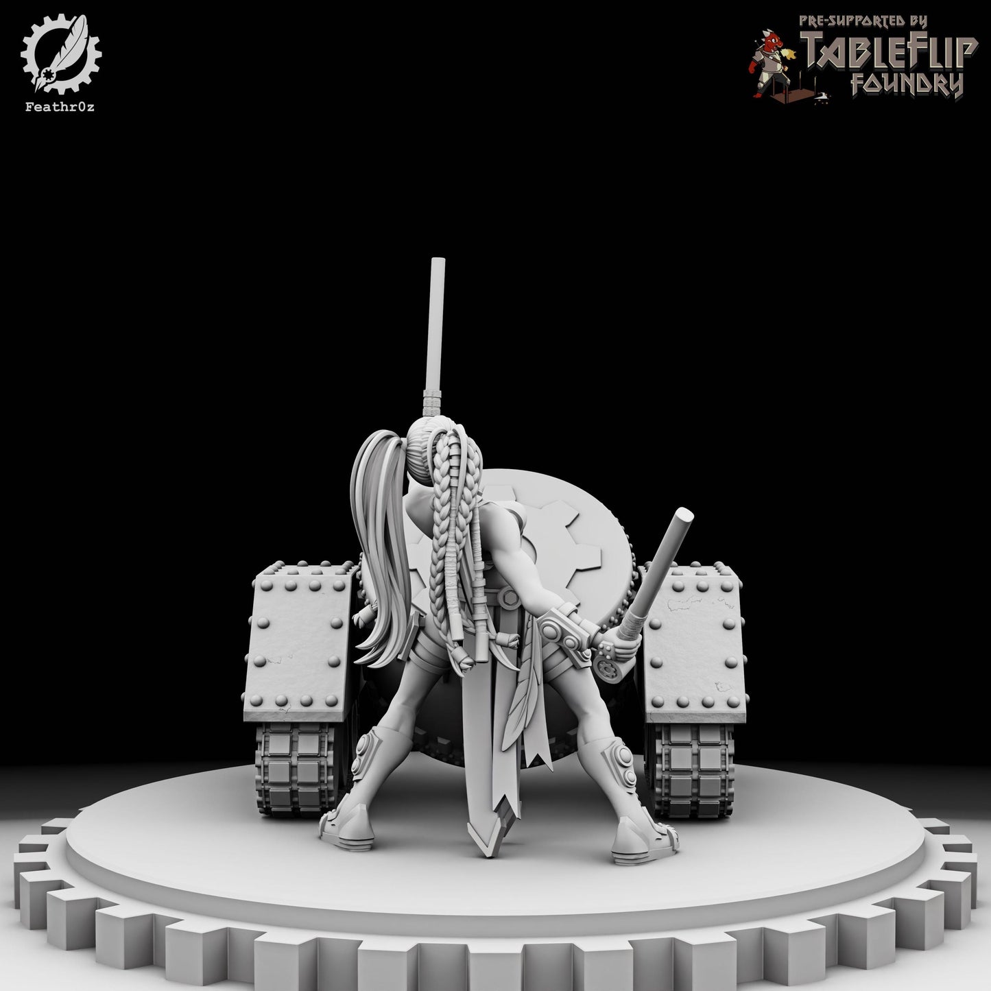 Aurora Vanguard Drummer 001 (Standard & NSFW Variations) - Feathr0z - 32mm