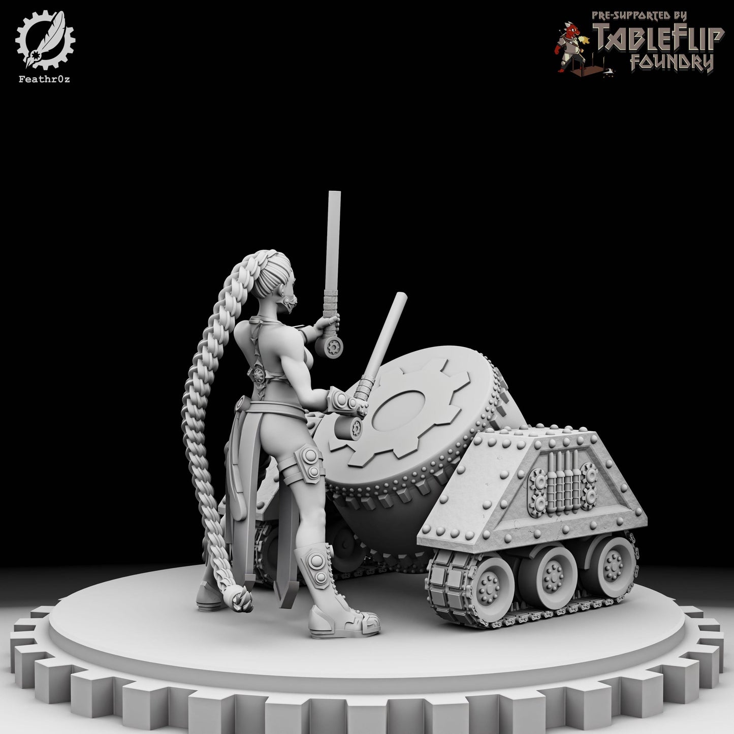 Aurora Vanguard Drummer 002 (Standard & NSFW Variations) - Feathr0z - 32mm
