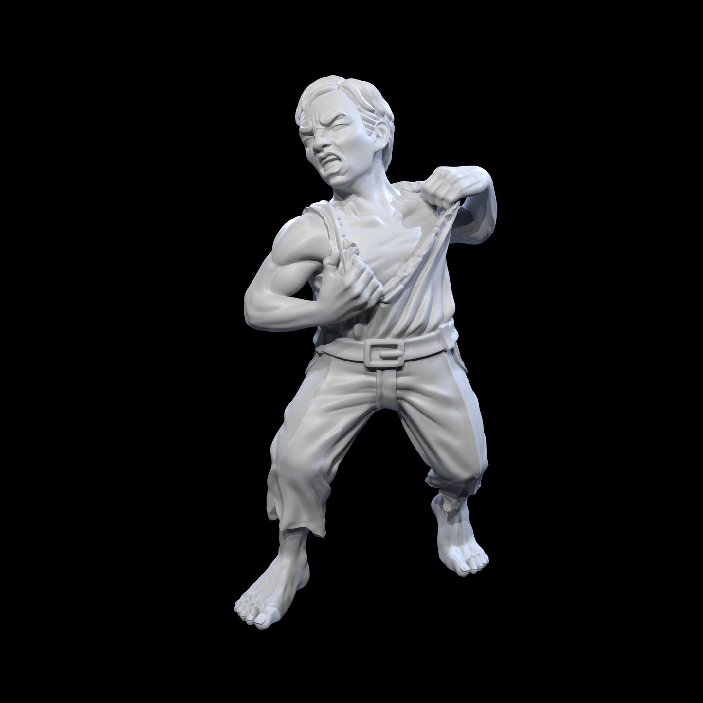Werewolf Miniature (3 Phase Variations) - Adaevy Creations - 28mm / 32mm / 36mm