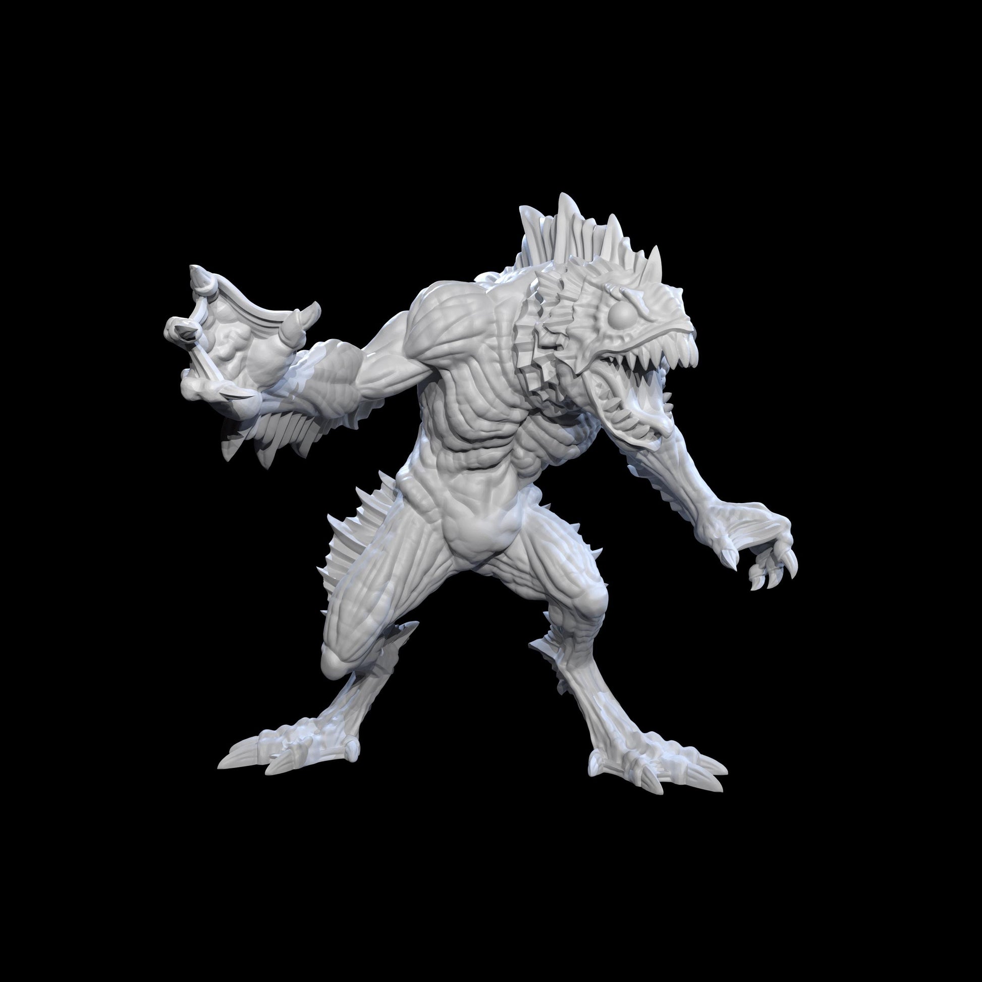 Deep One Miniature (2 Variations) - Adaevy Creations - 28mm / 32mm / 36mm